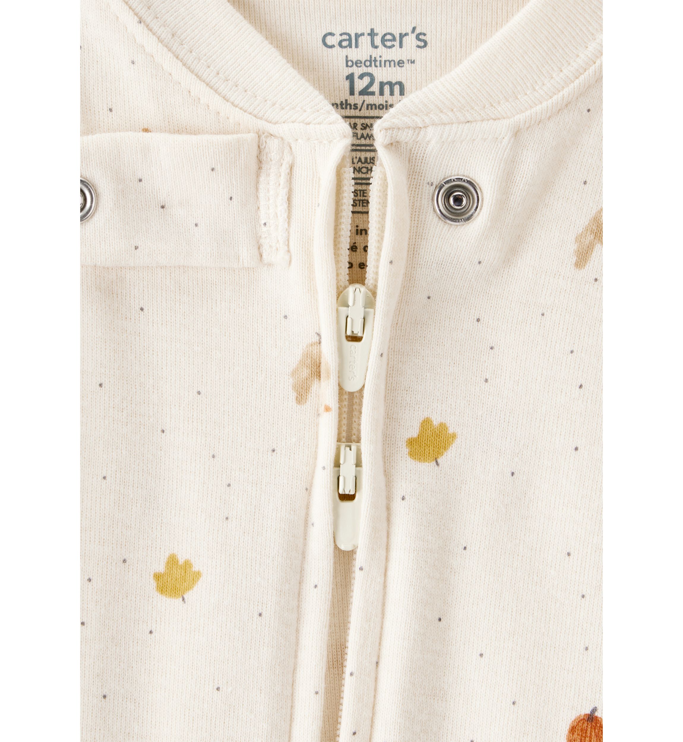 Baby Harvest Printed Footie Pajamas