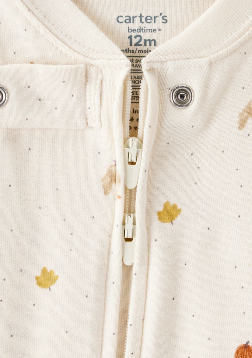 Baby Harvest Printed Footie Pajamas