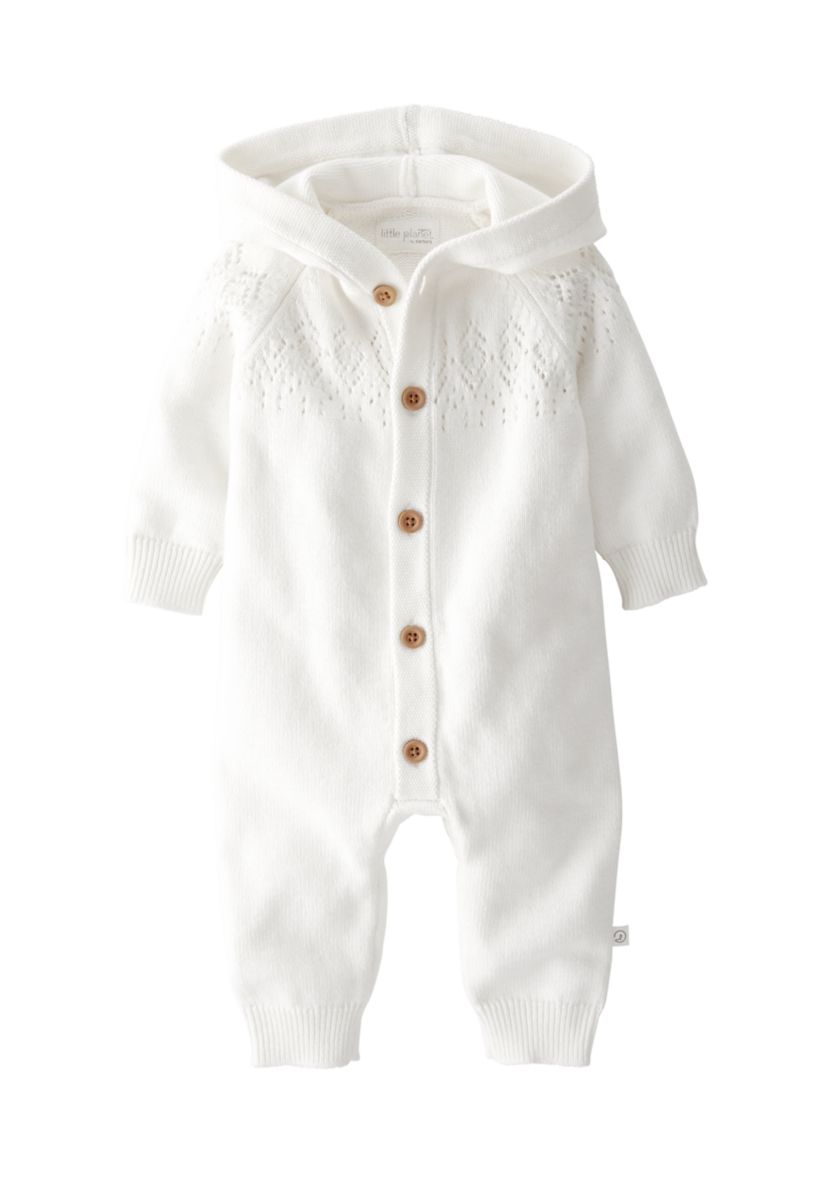 Baby Hooded Sweater Jumpsuit 