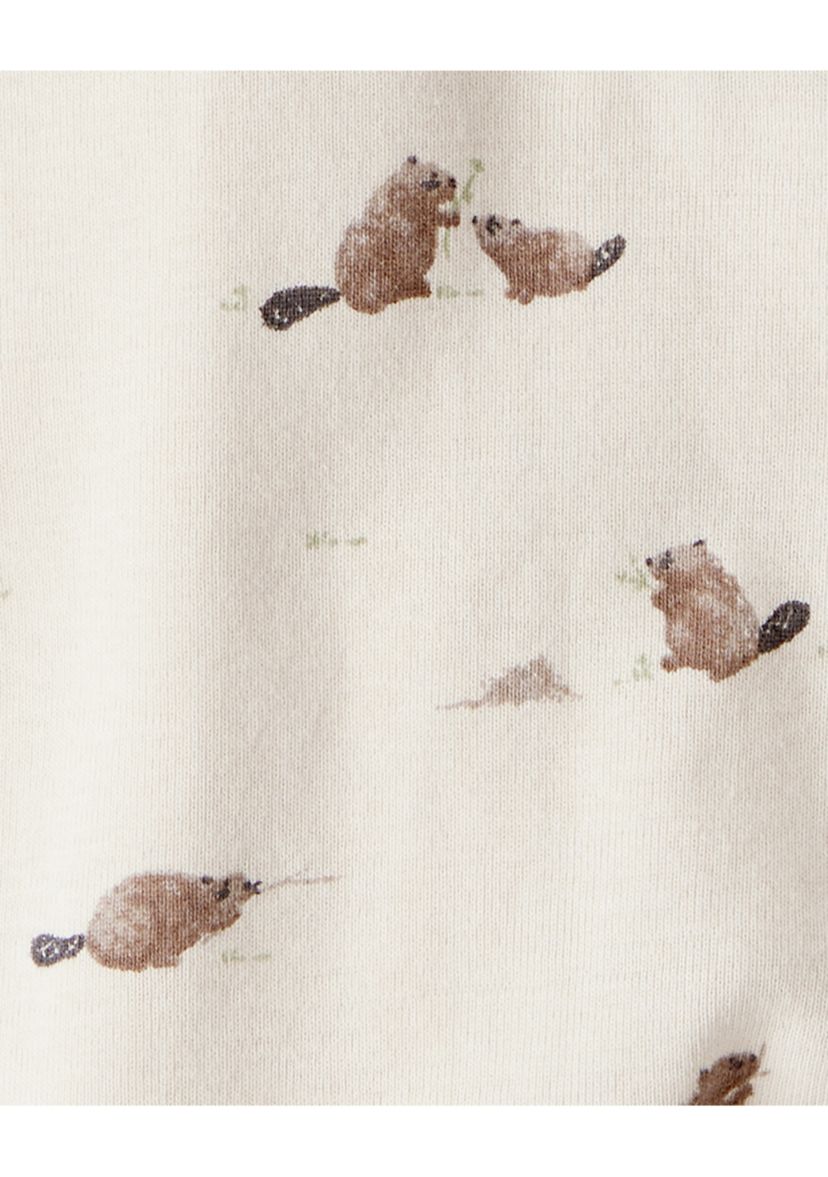 Baby Girls Printed Sleep & Play Pajama