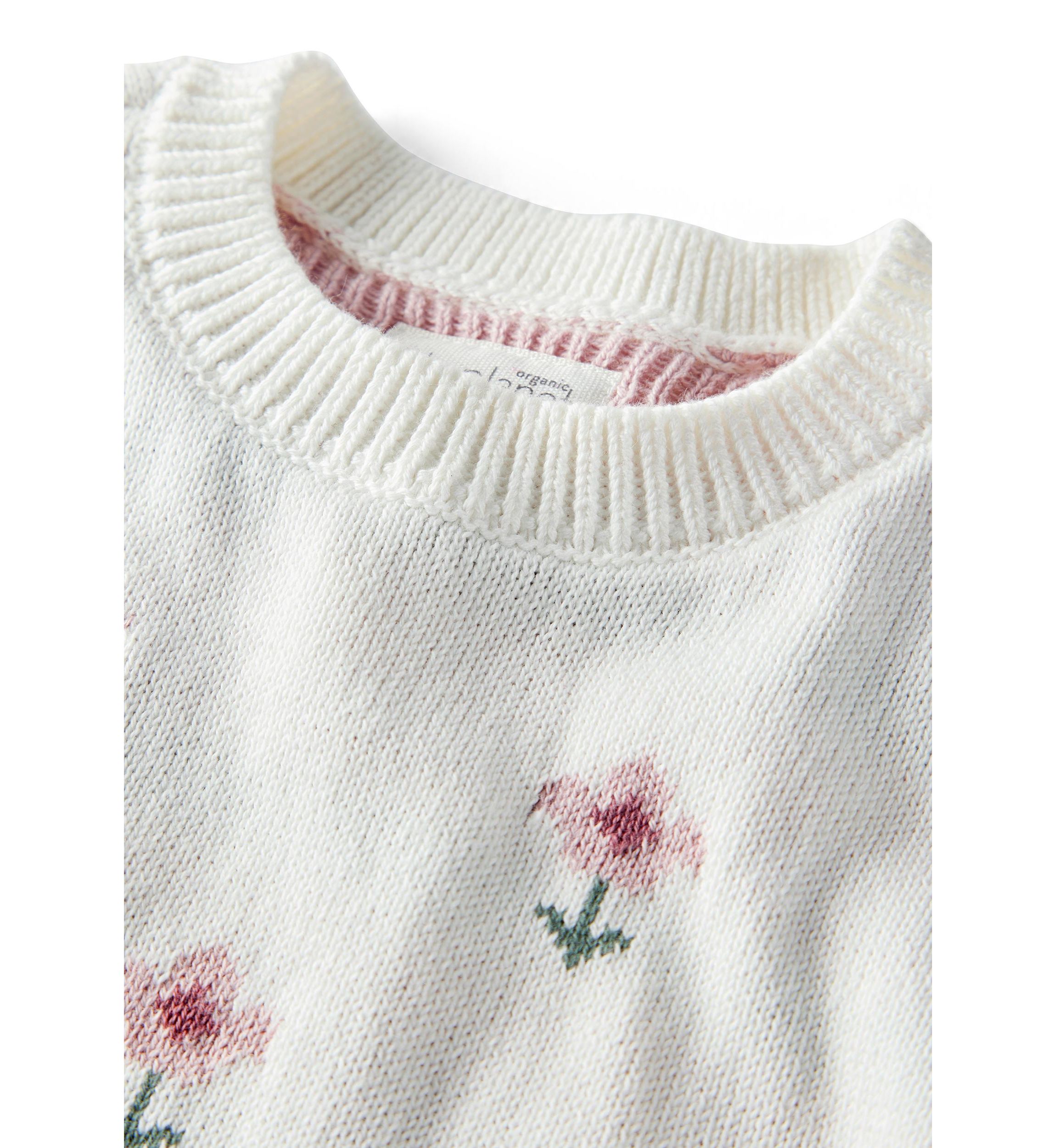 Baby Girls Floral Sweater Set 