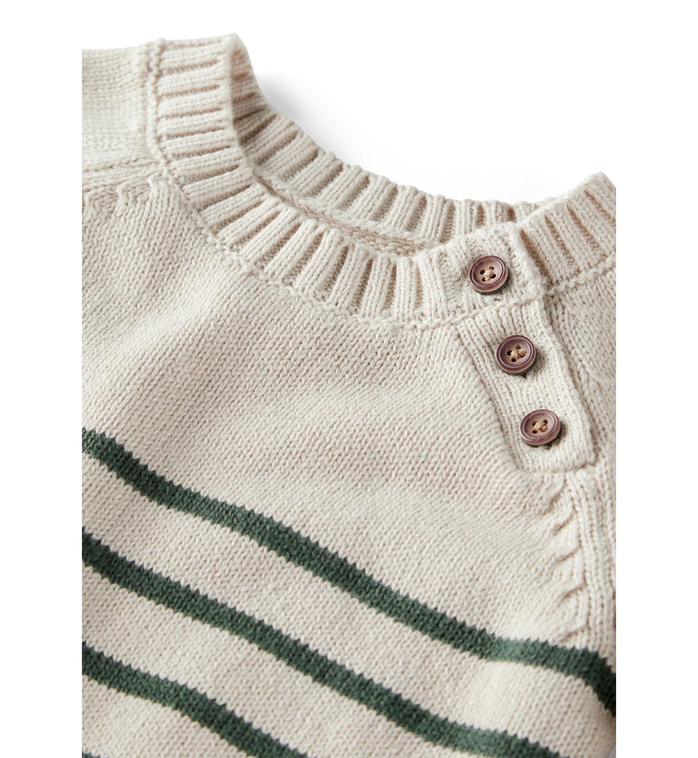 Baby Stripe Sweater Set