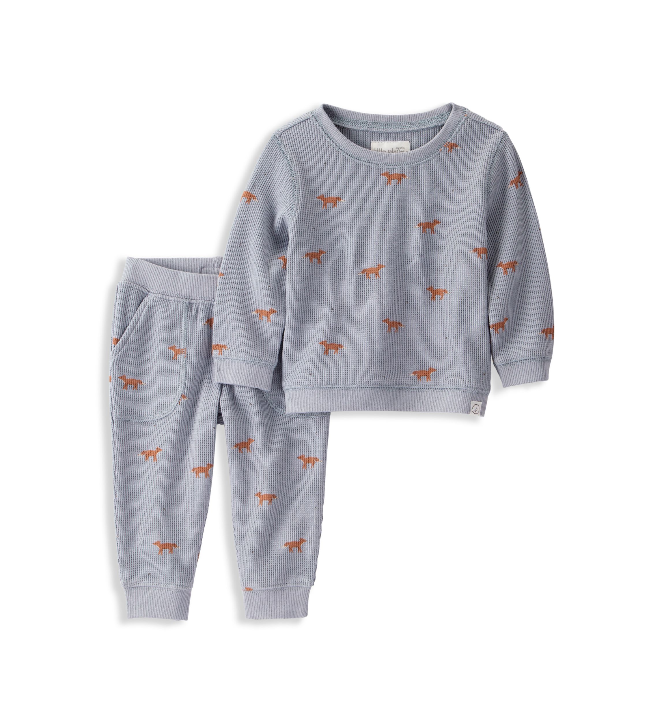 Baby Waffle Knit Set