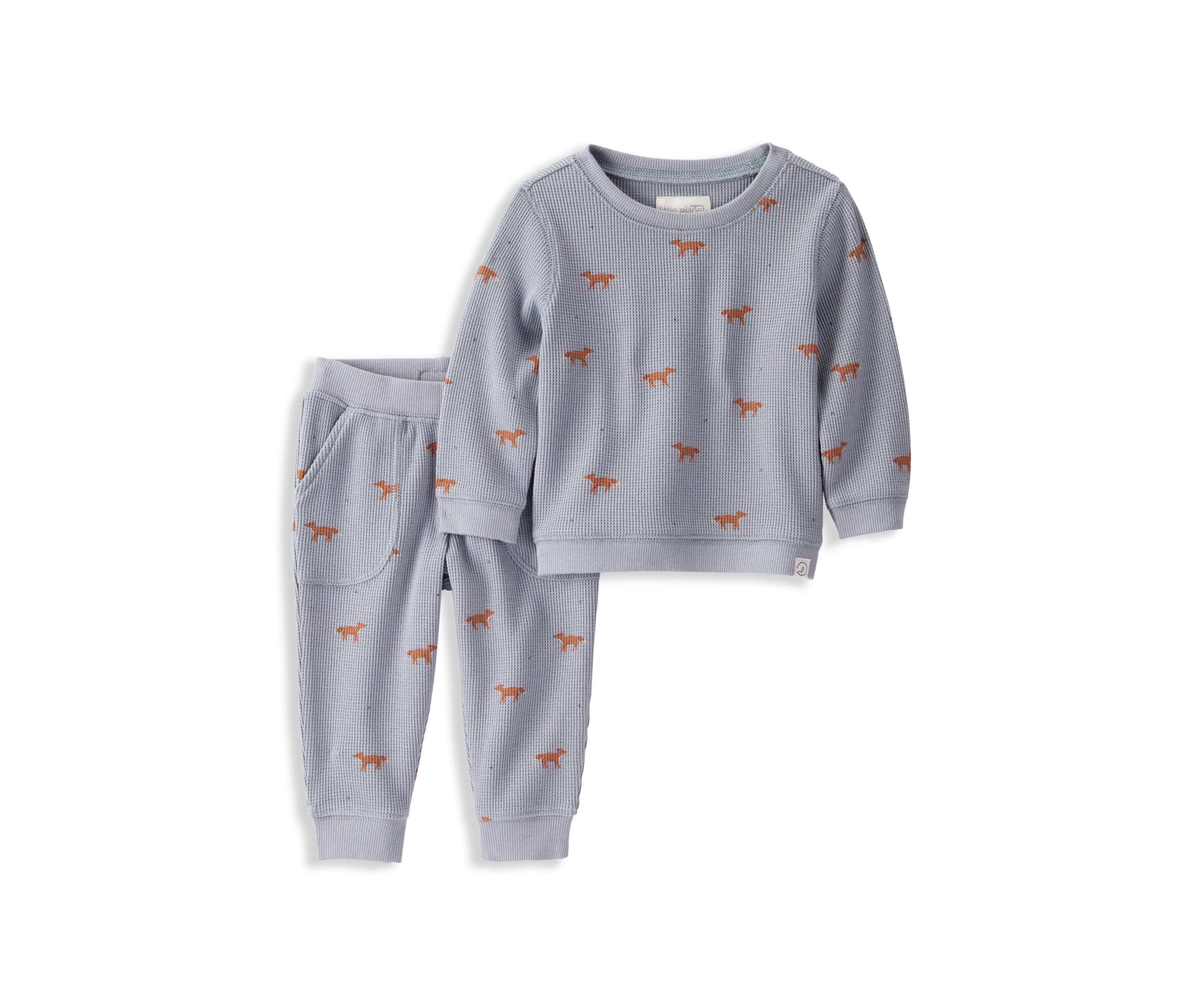 Baby Waffle Knit Set