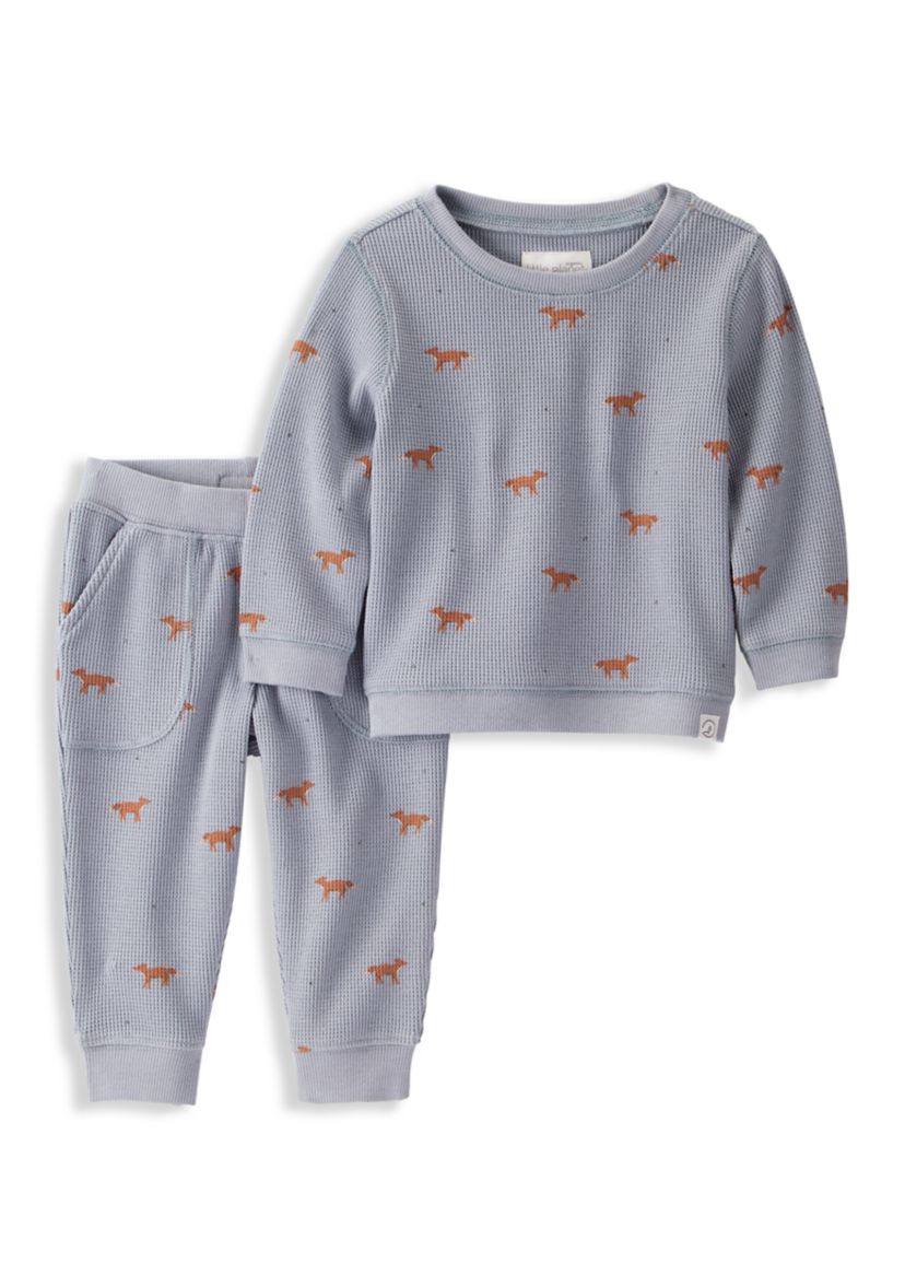 Baby Waffle Knit Set