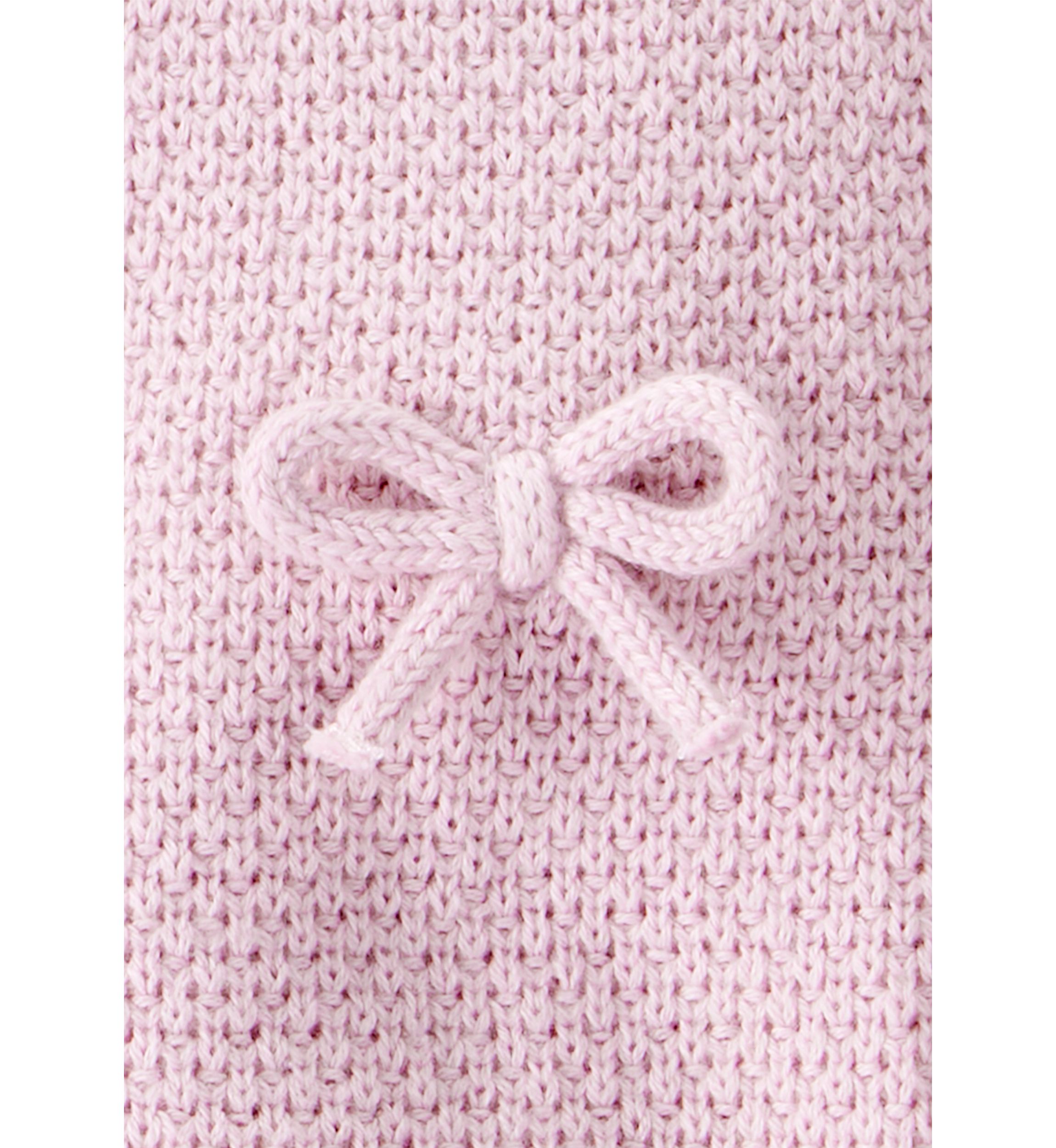 Baby Girls Bow Sweater Set