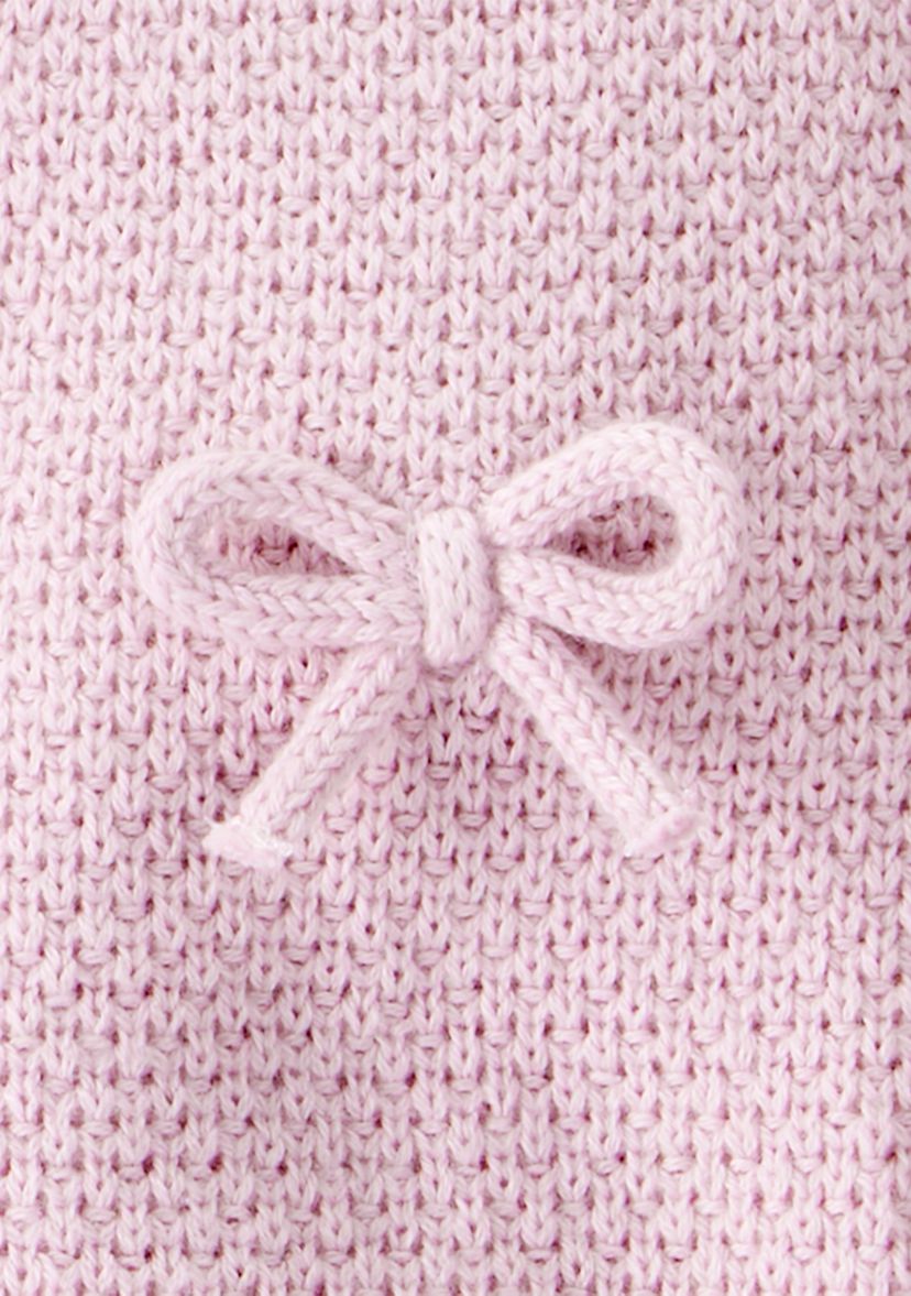 Baby Girls Bow Sweater Set