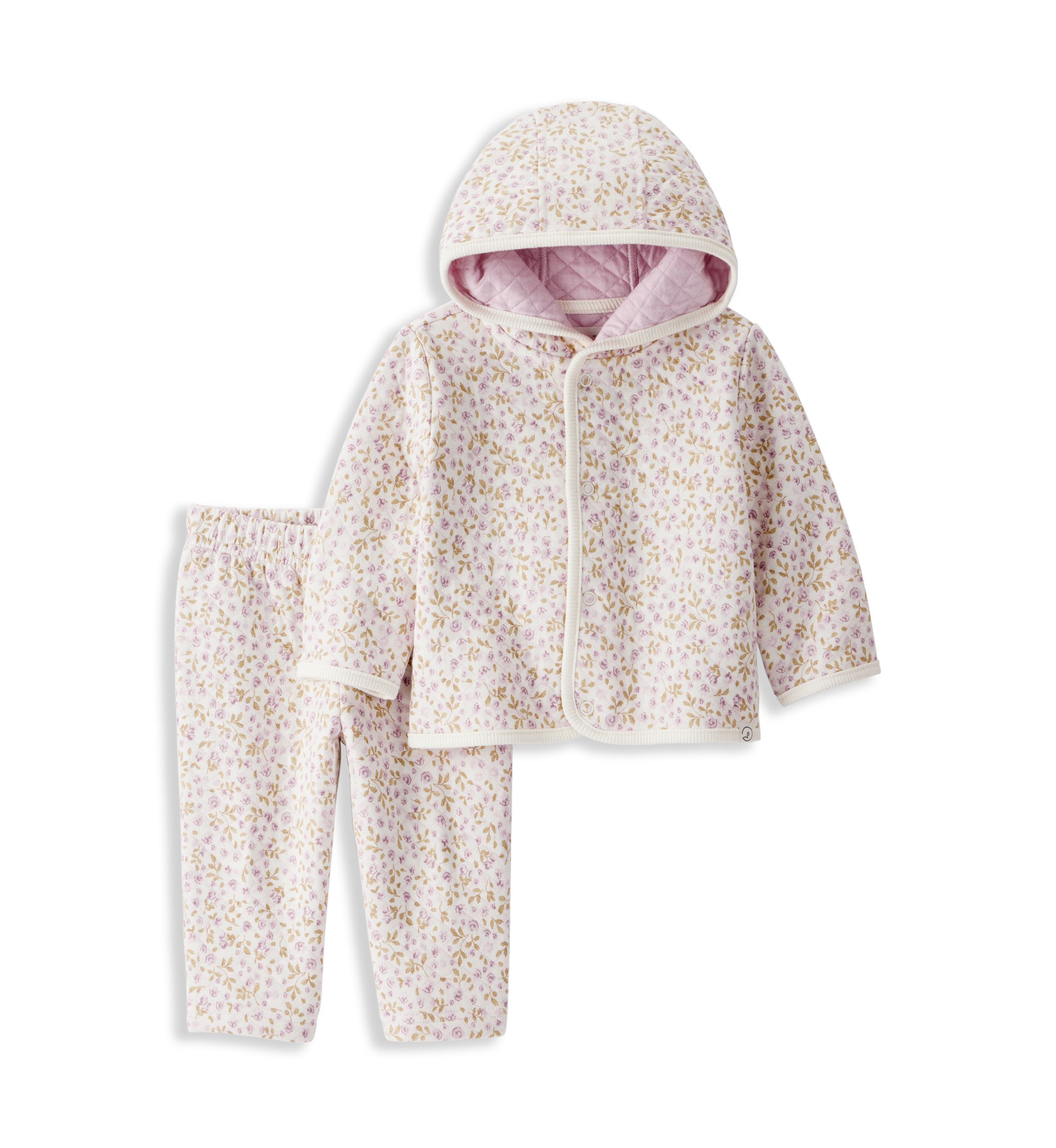 Baby Girls Printed Layering Set