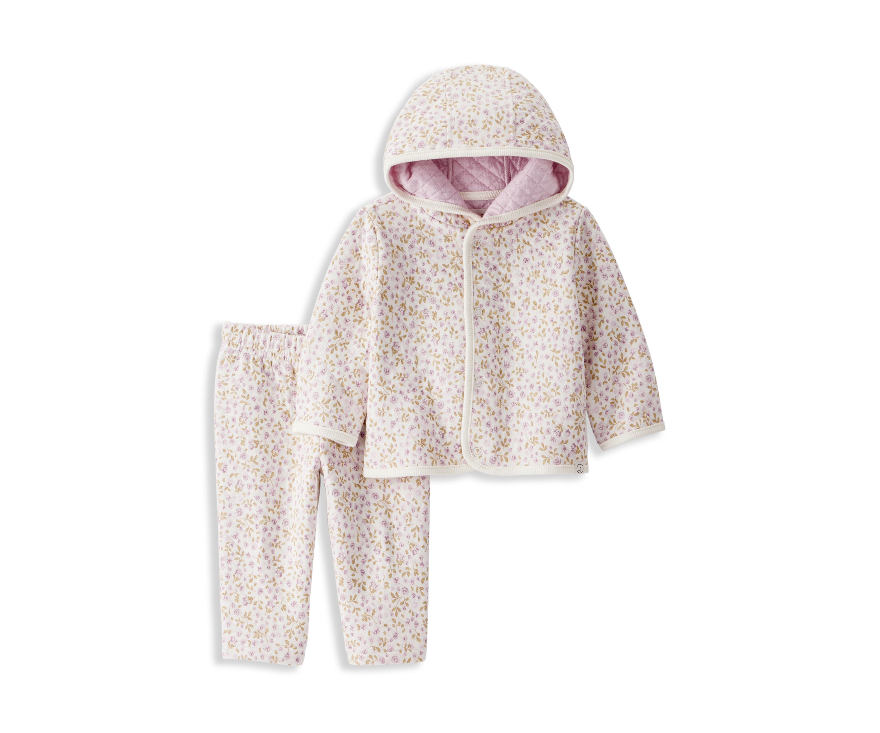 Baby Girls Printed Layering Set