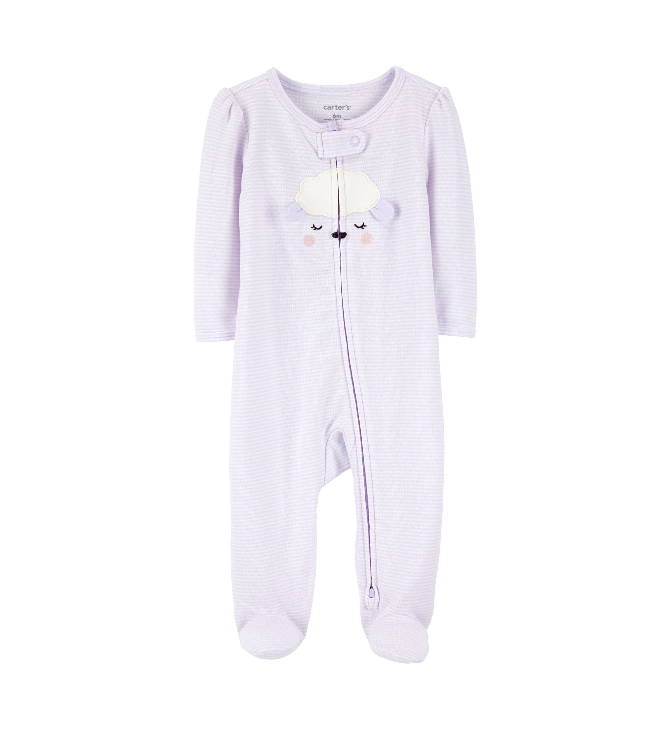 Baby Girls Footed One Piece Pajama