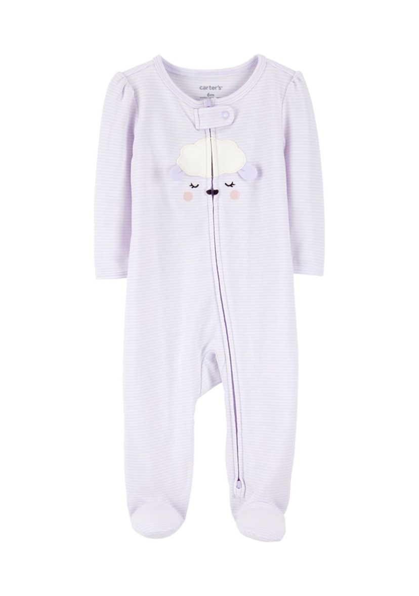 Baby Girls Footed One Piece Pajama