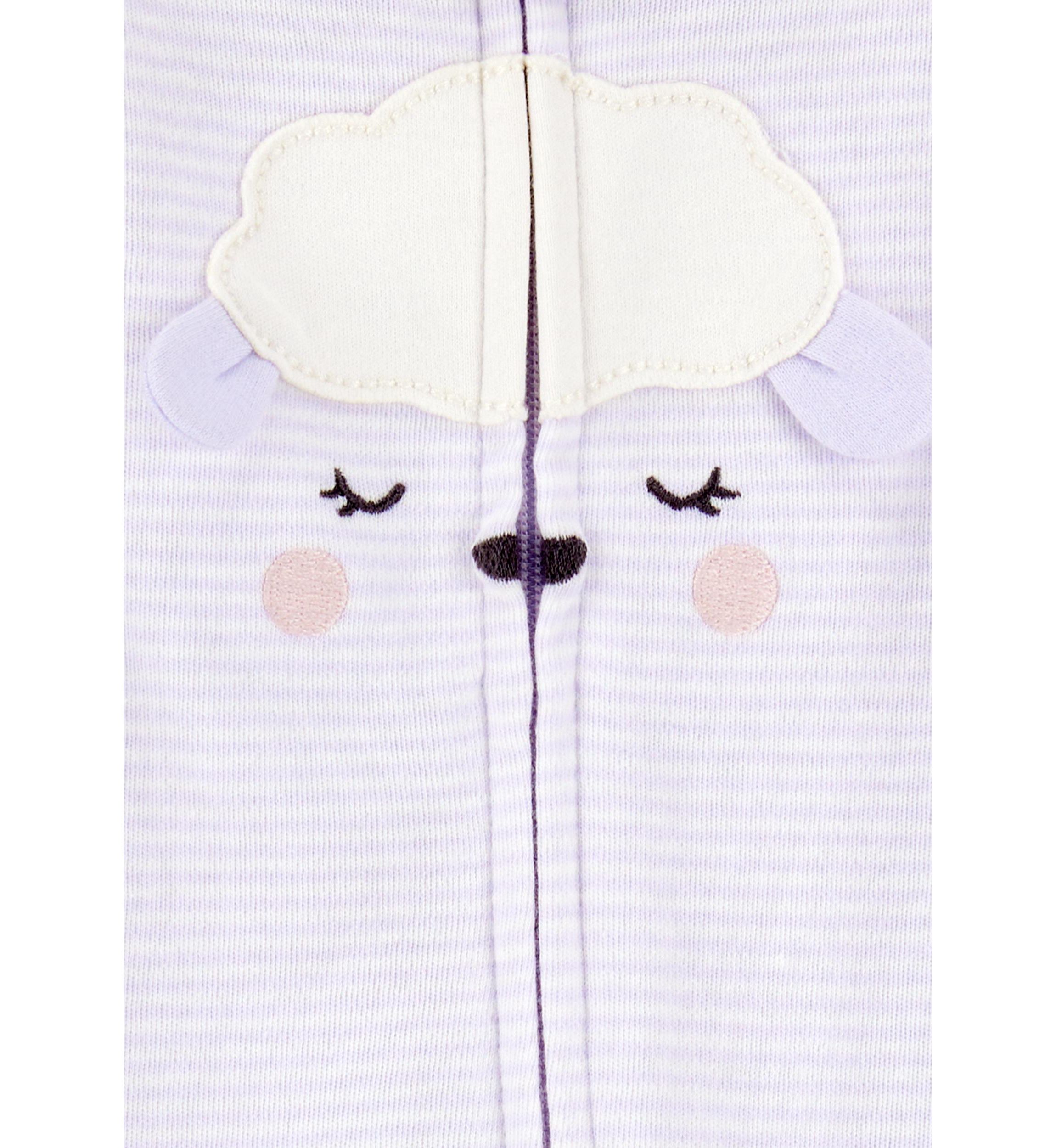 Baby Girls Footed One Piece Pajama