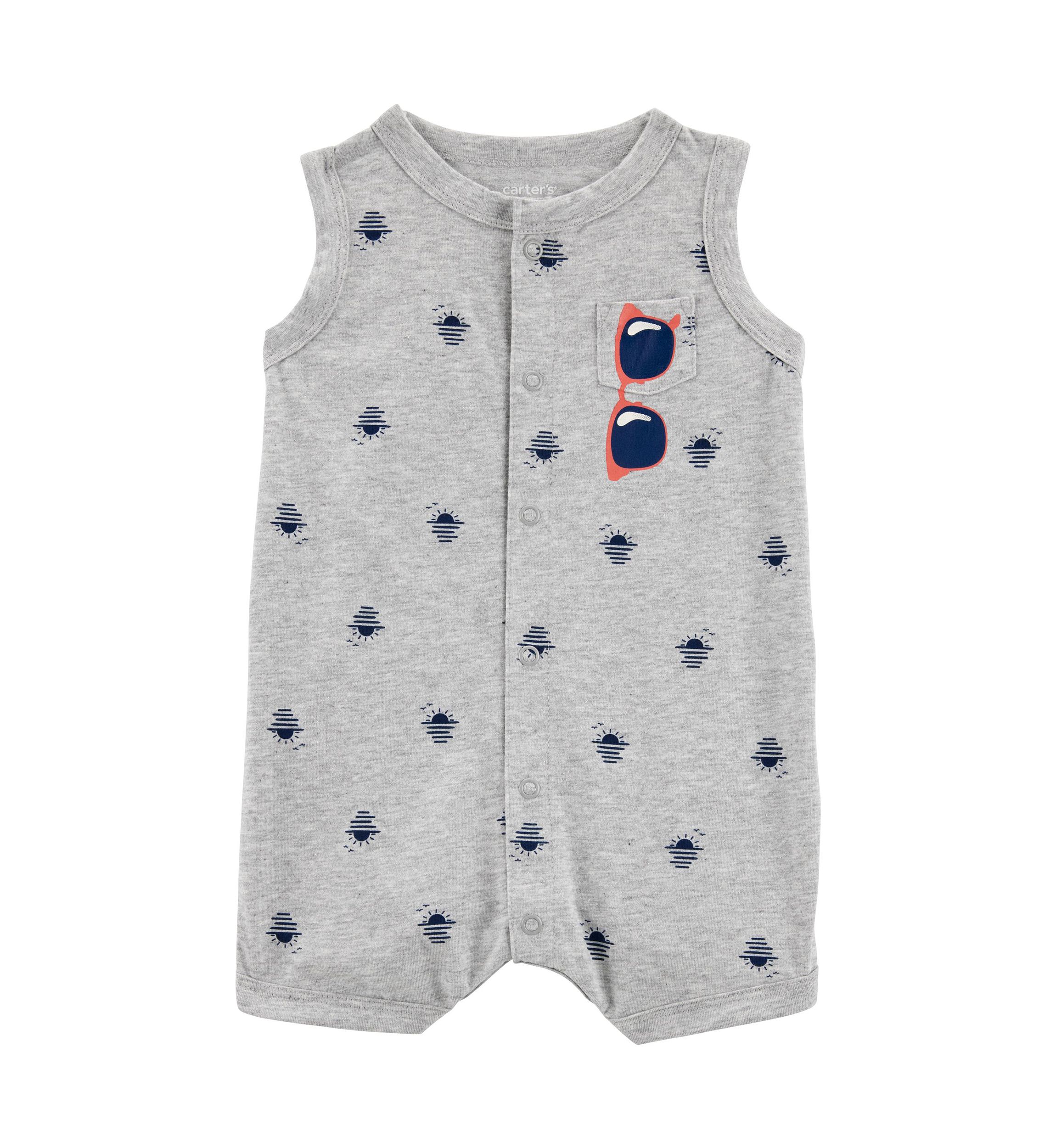 Baby Boys Printed Romper