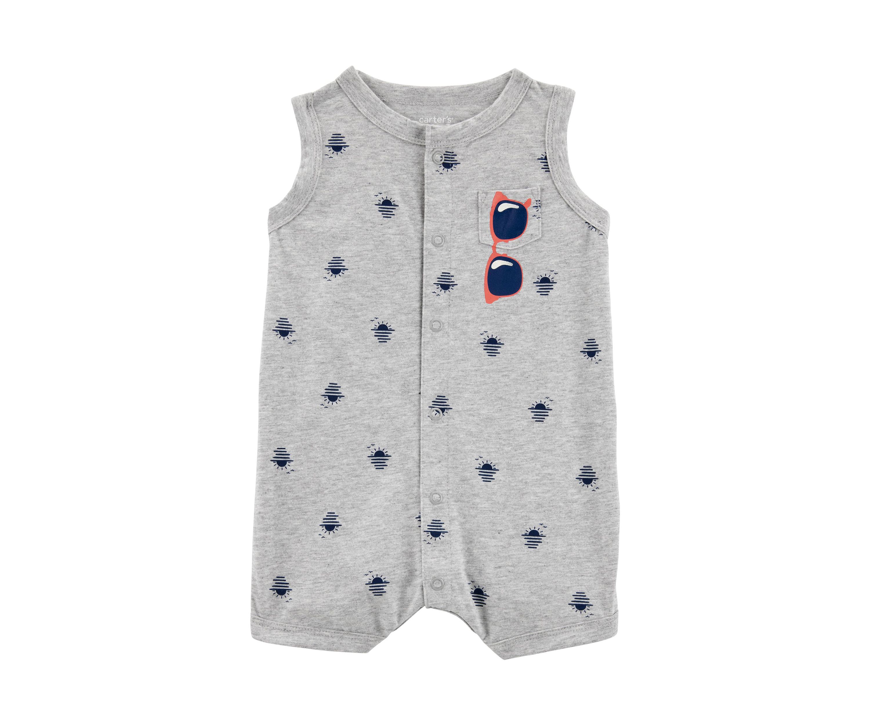 Baby Boys Printed Romper
