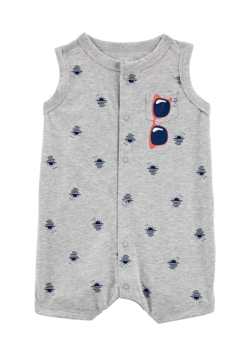 Baby Boys Printed Romper