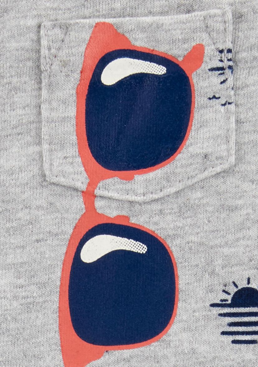 Baby Boys Printed Romper