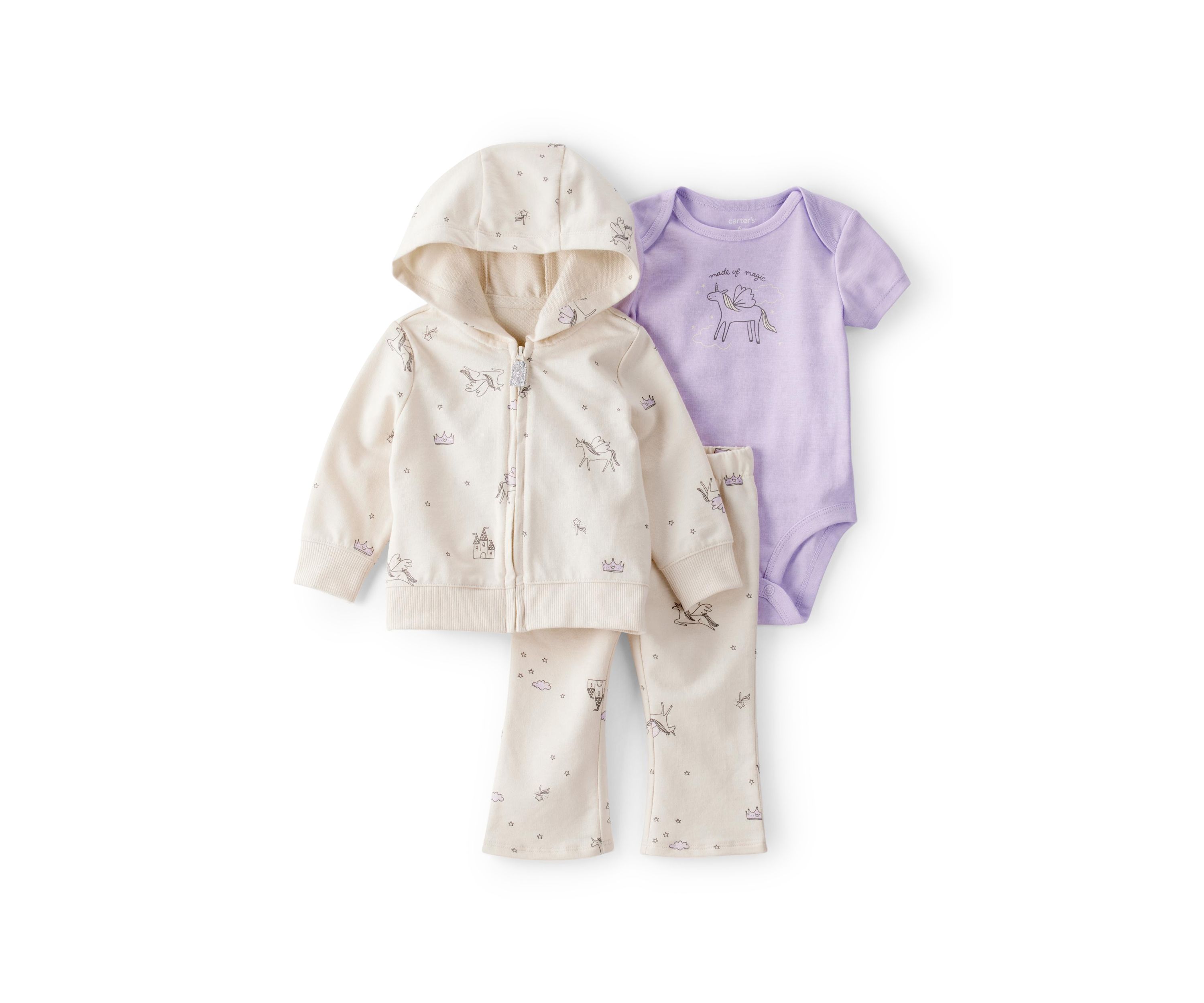 Baby Girls 3 Piece Jacket Set