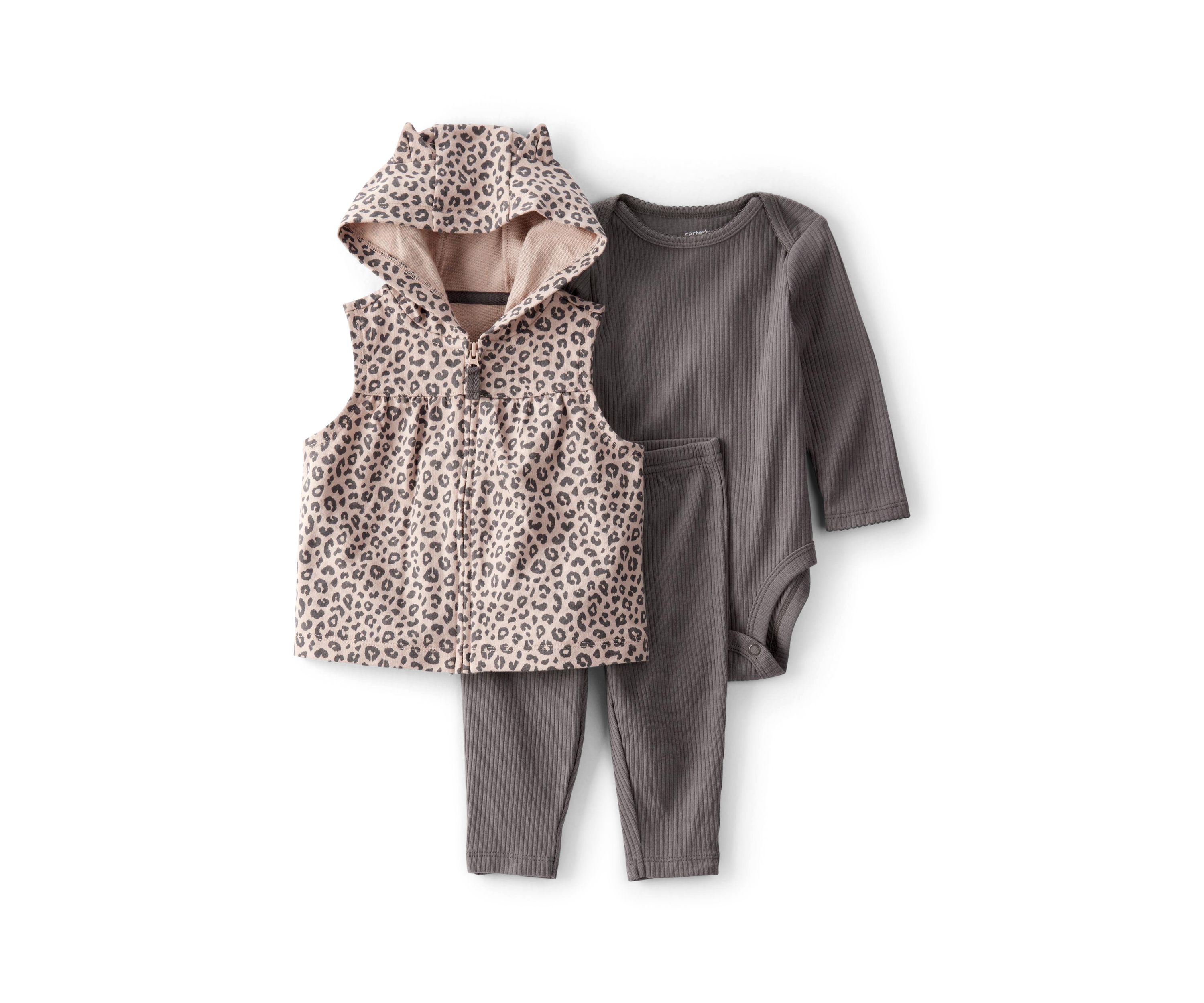 Baby Girls Printed 3-Piece Set 