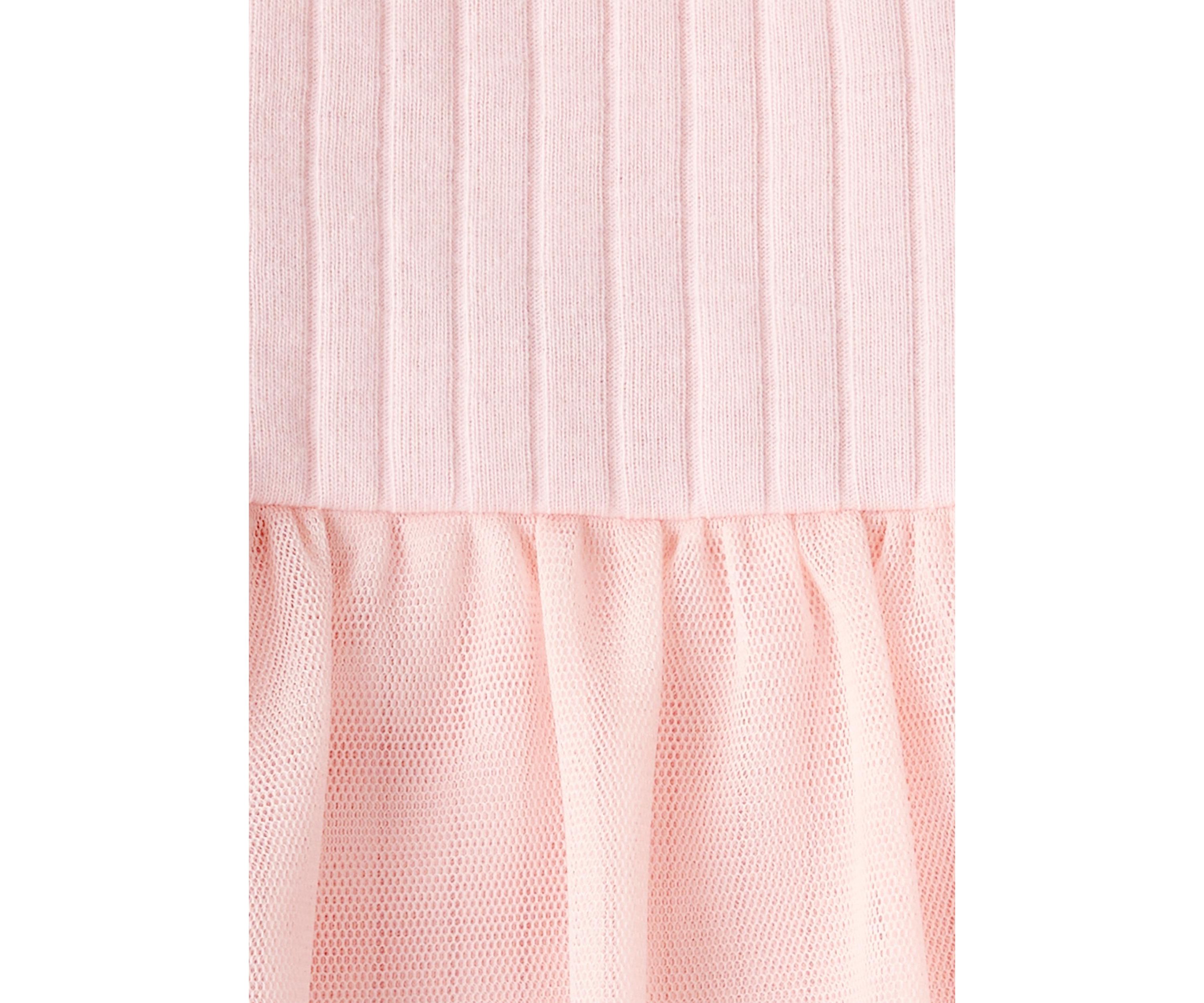 Toddler Girls Long Sleeve Bodysuit with Tulle Skirt and Pants
