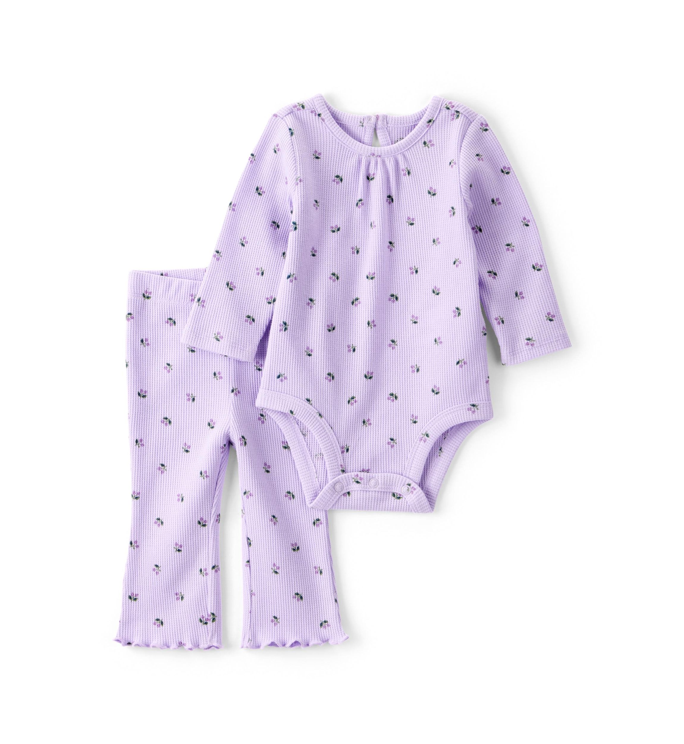 Toddler Girls Long Sleeve Bodysuit Set
