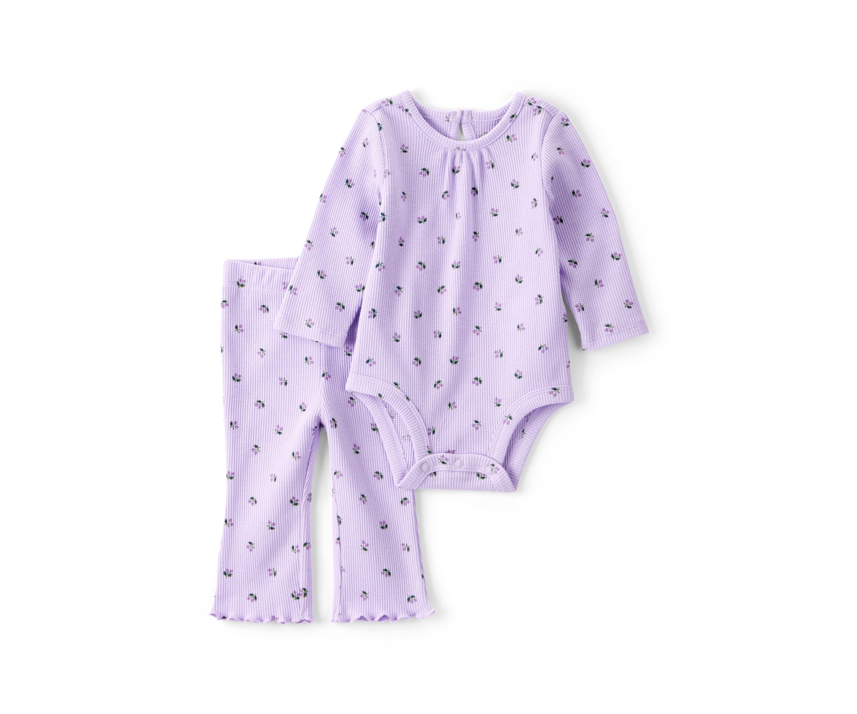Toddler Girls Long Sleeve Bodysuit Set