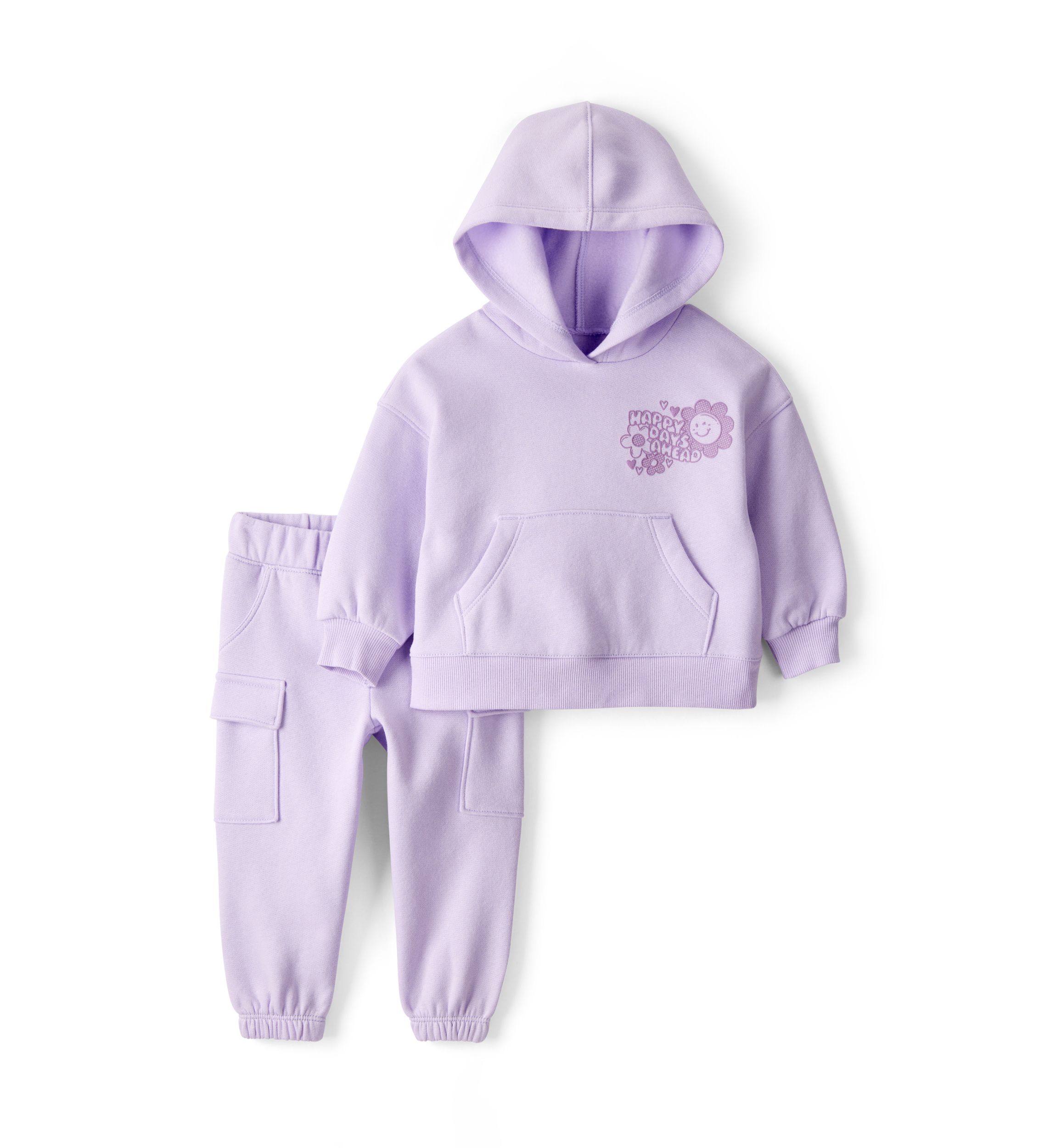 Baby Girls Hoodie and Joggers Set