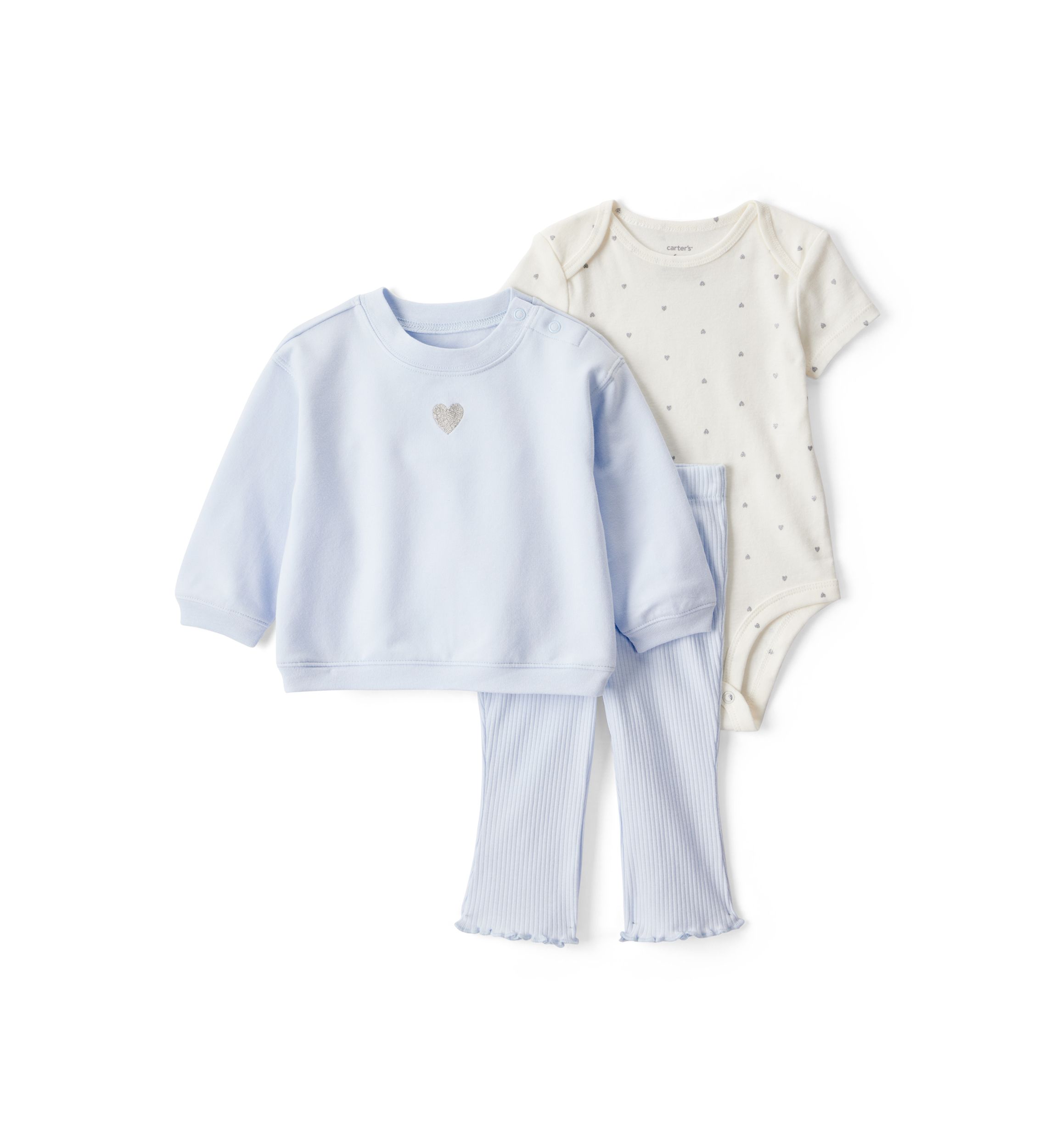 Baby Girls Three Piece Pullover Set