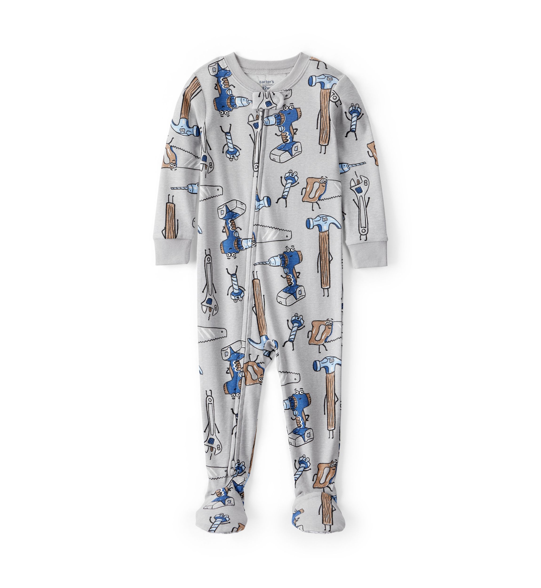 Baby Boys Printed Cotton One Piece Pajama