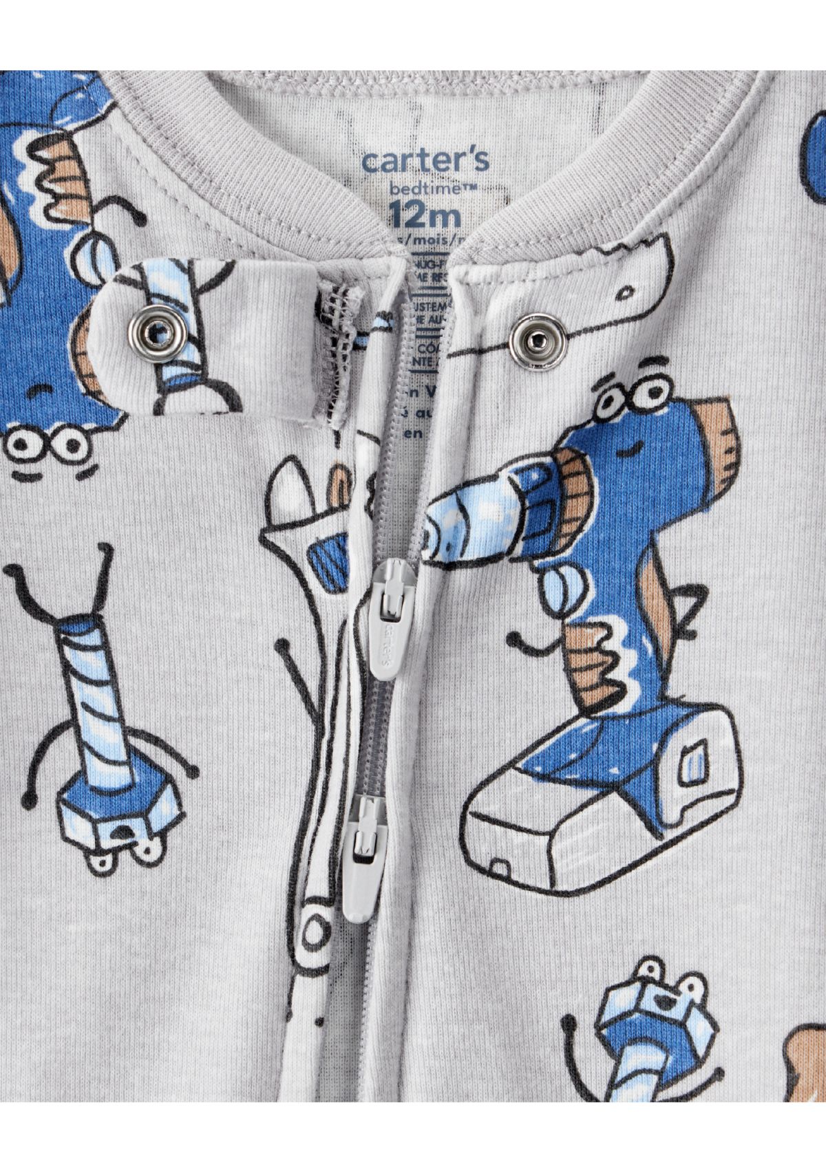 Baby Boys Printed Cotton One Piece Pajama
