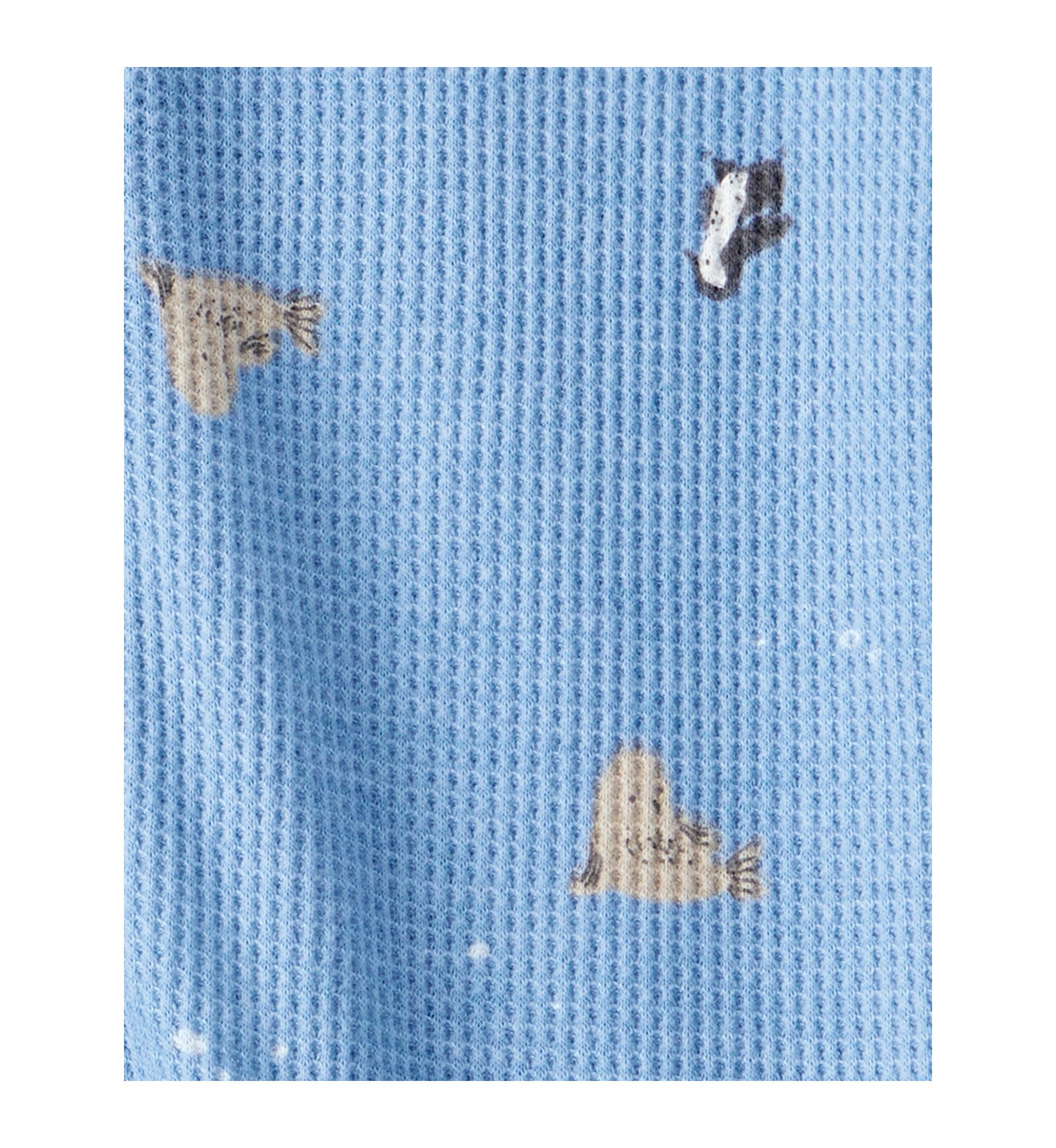 Baby Boys Printed One Piece Pajama