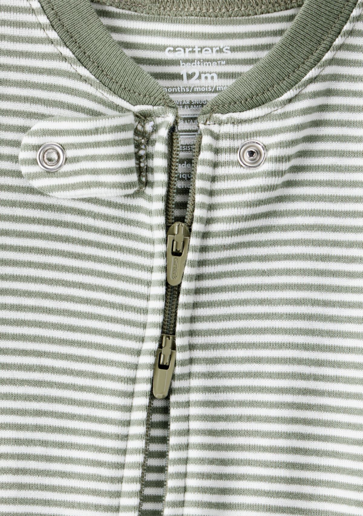 Baby Boys Stripe Footie Pajamas
