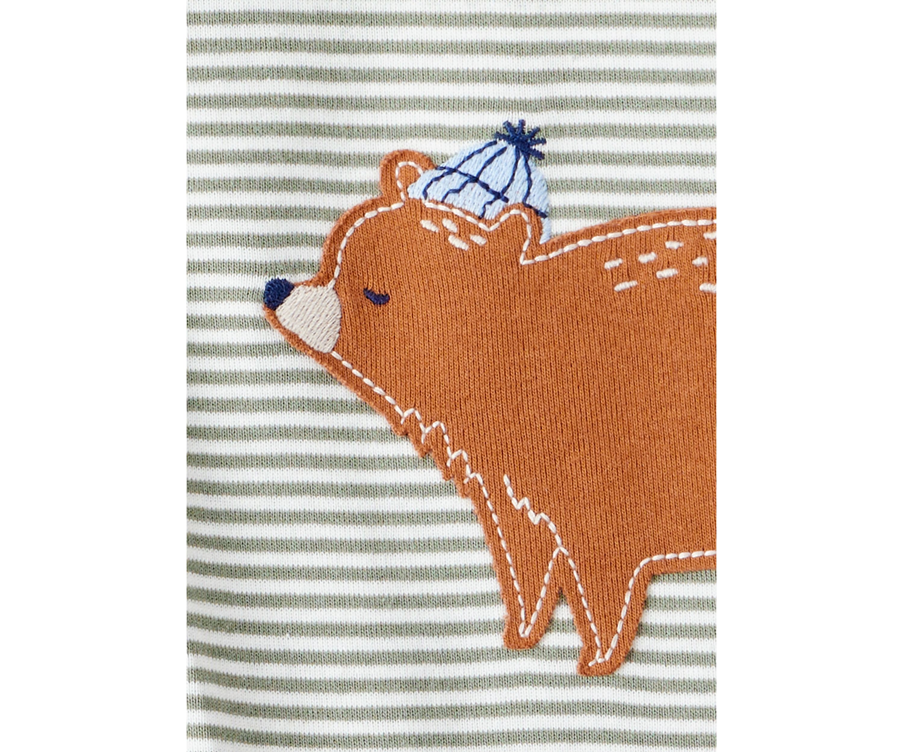 Baby Boys Stripe Footie Pajamas