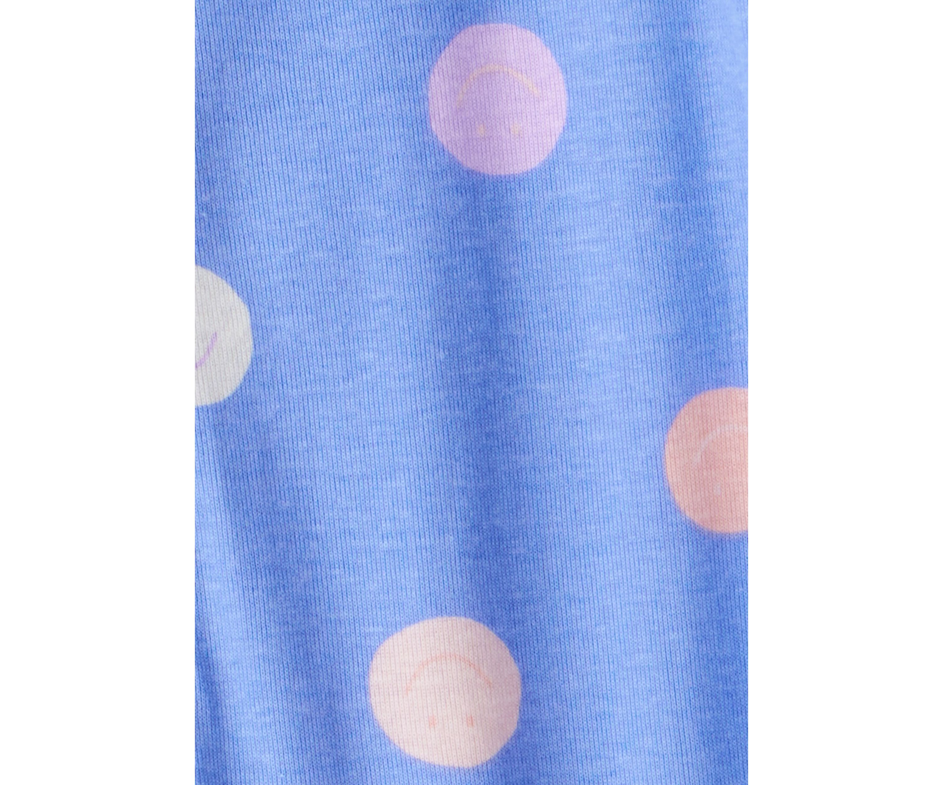 Baby Girls Polka Dot Printed Footie Pajamas