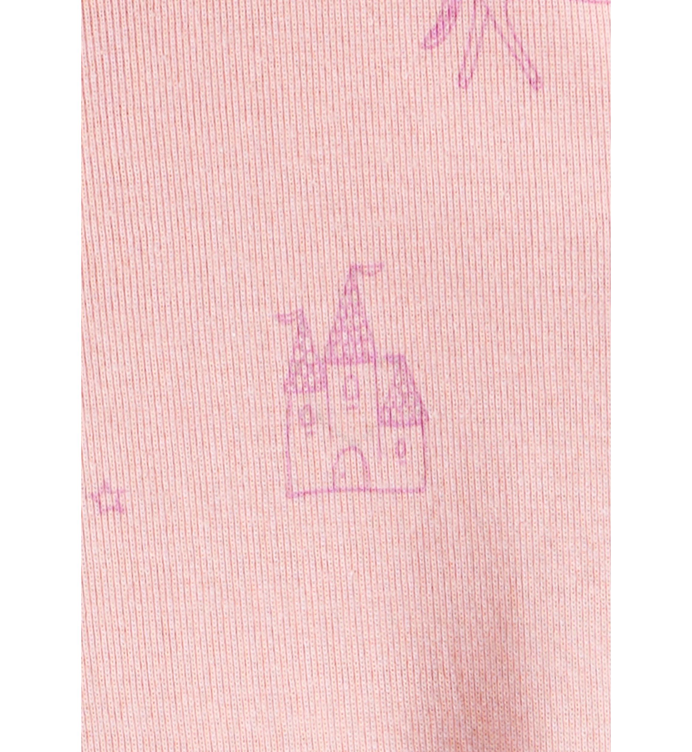 Baby Girls Fairy Star Printed Footie Pajamas Set