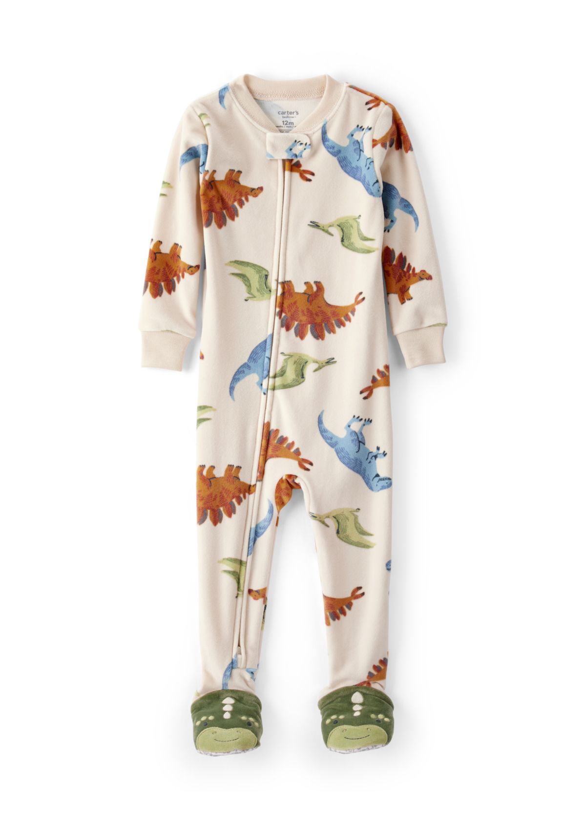 Baby Boys Dino Print One Piece Pajama