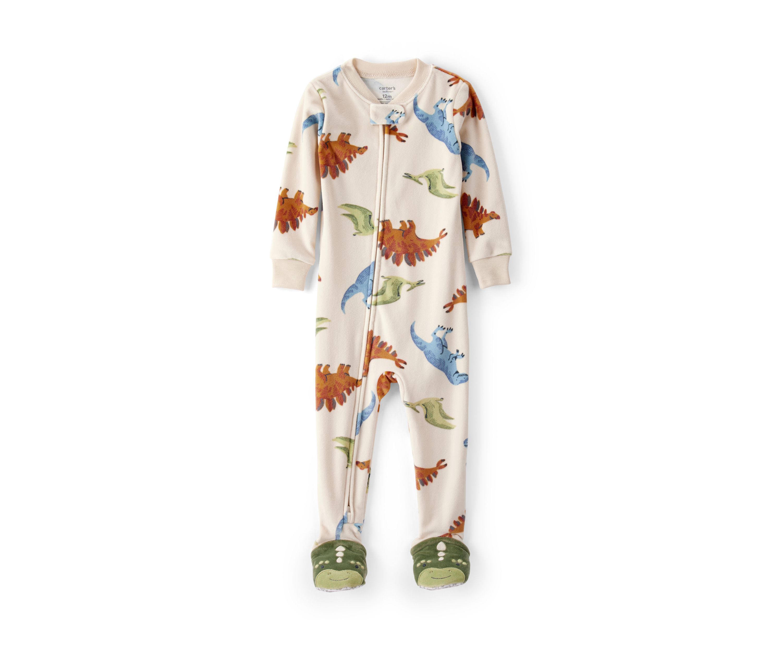 Baby Boys Dino Print One Piece Pajama
