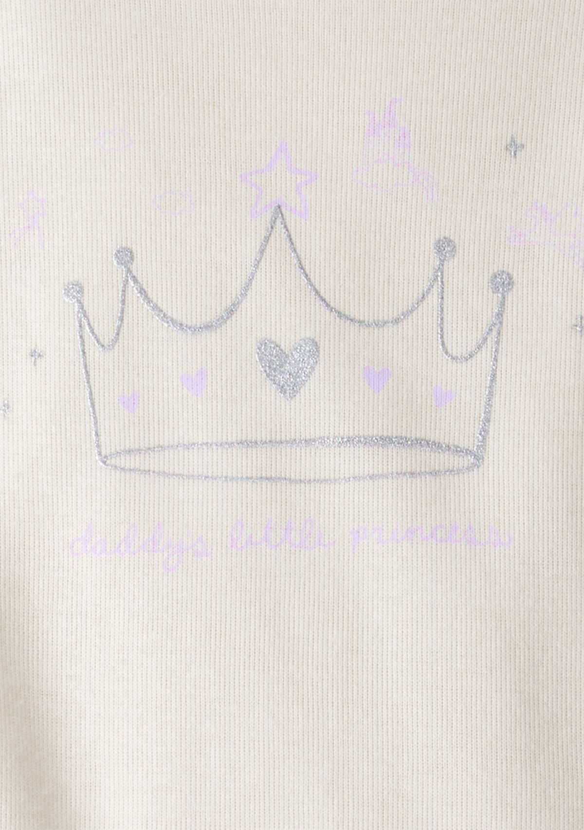 Baby Girls Graphic Bodysuit and Printed Pants Set