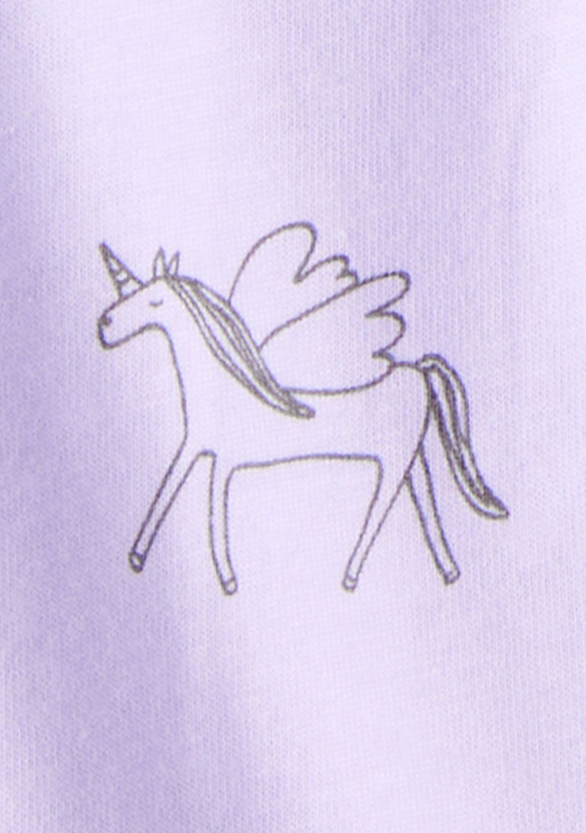 Baby Girls Graphic Bodysuit and Printed Pants Set