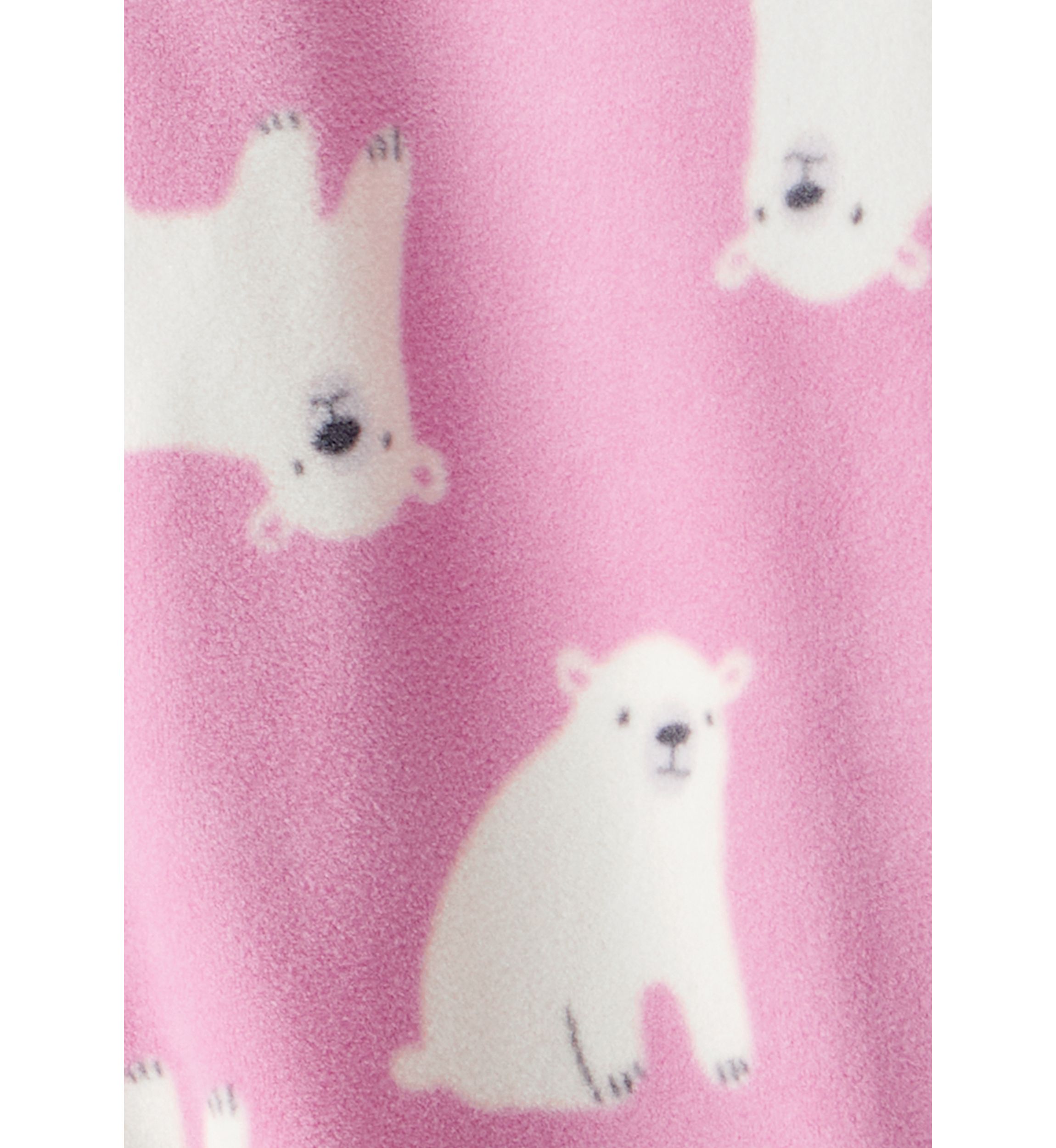 Baby Girls Printed Fleece Footie Pajamas