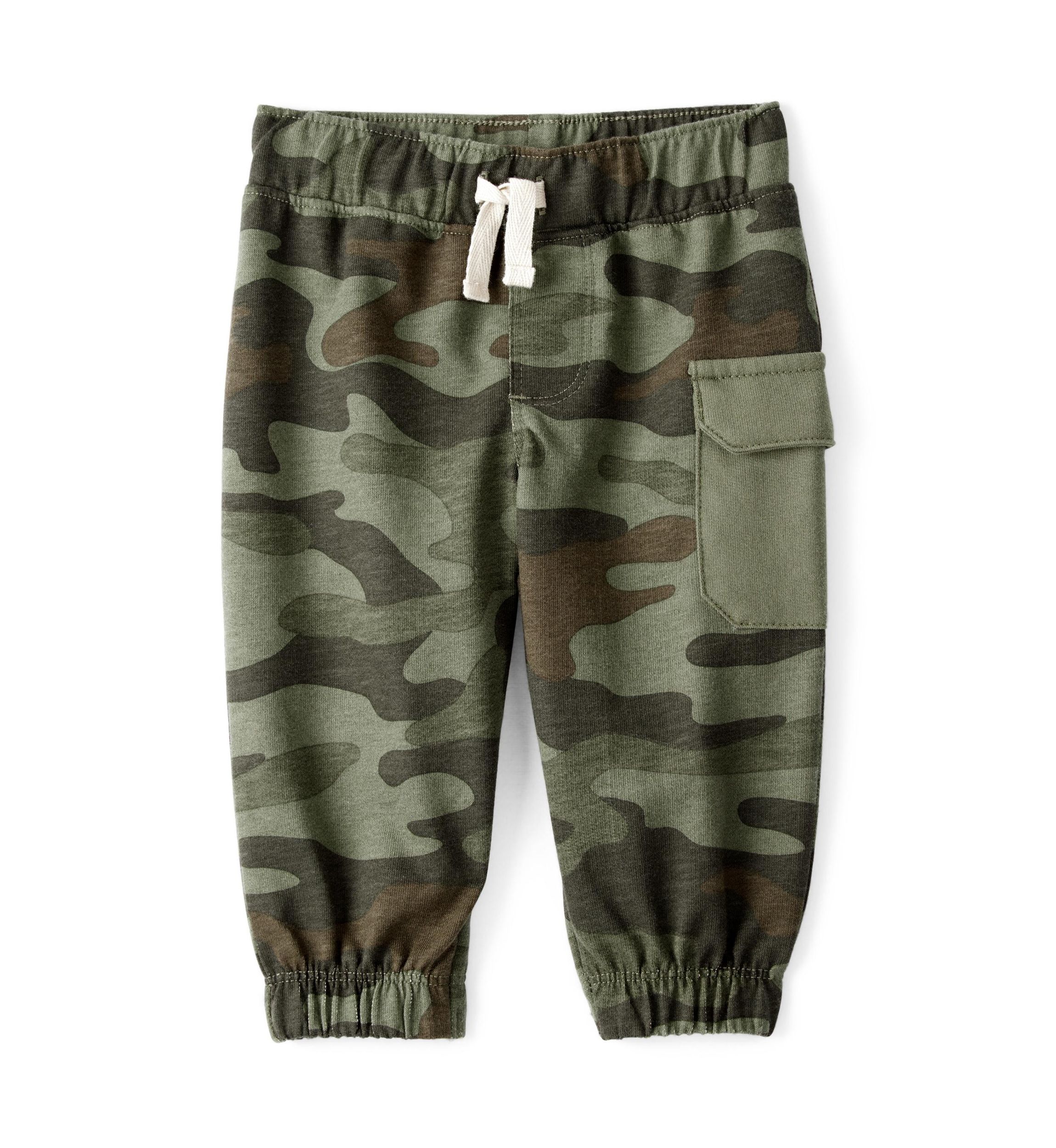 Baby Boys Graphic Bodysuit and Camo Pants Set