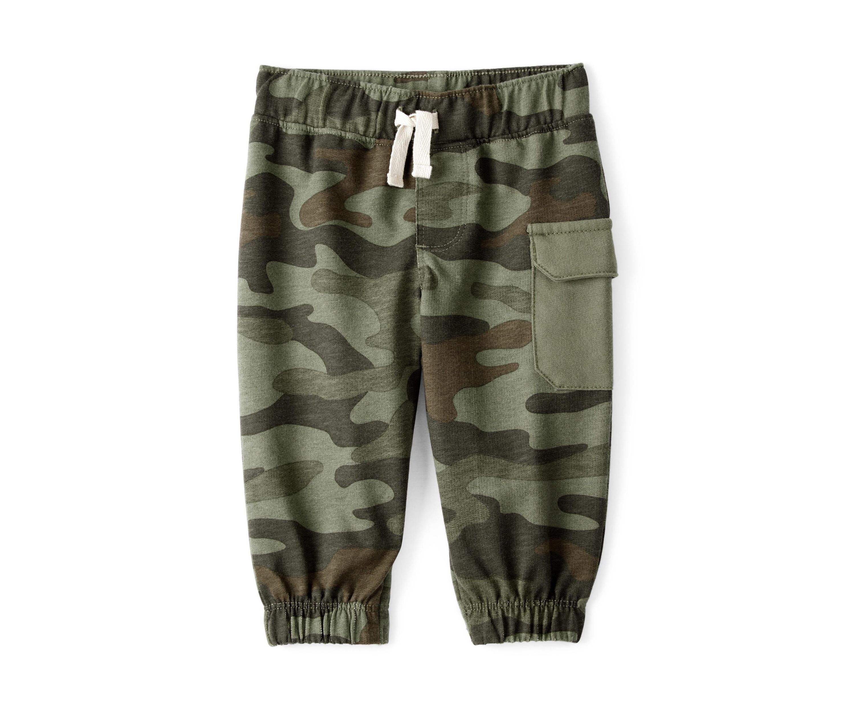 Baby Boys Graphic Bodysuit and Camo Pants Set