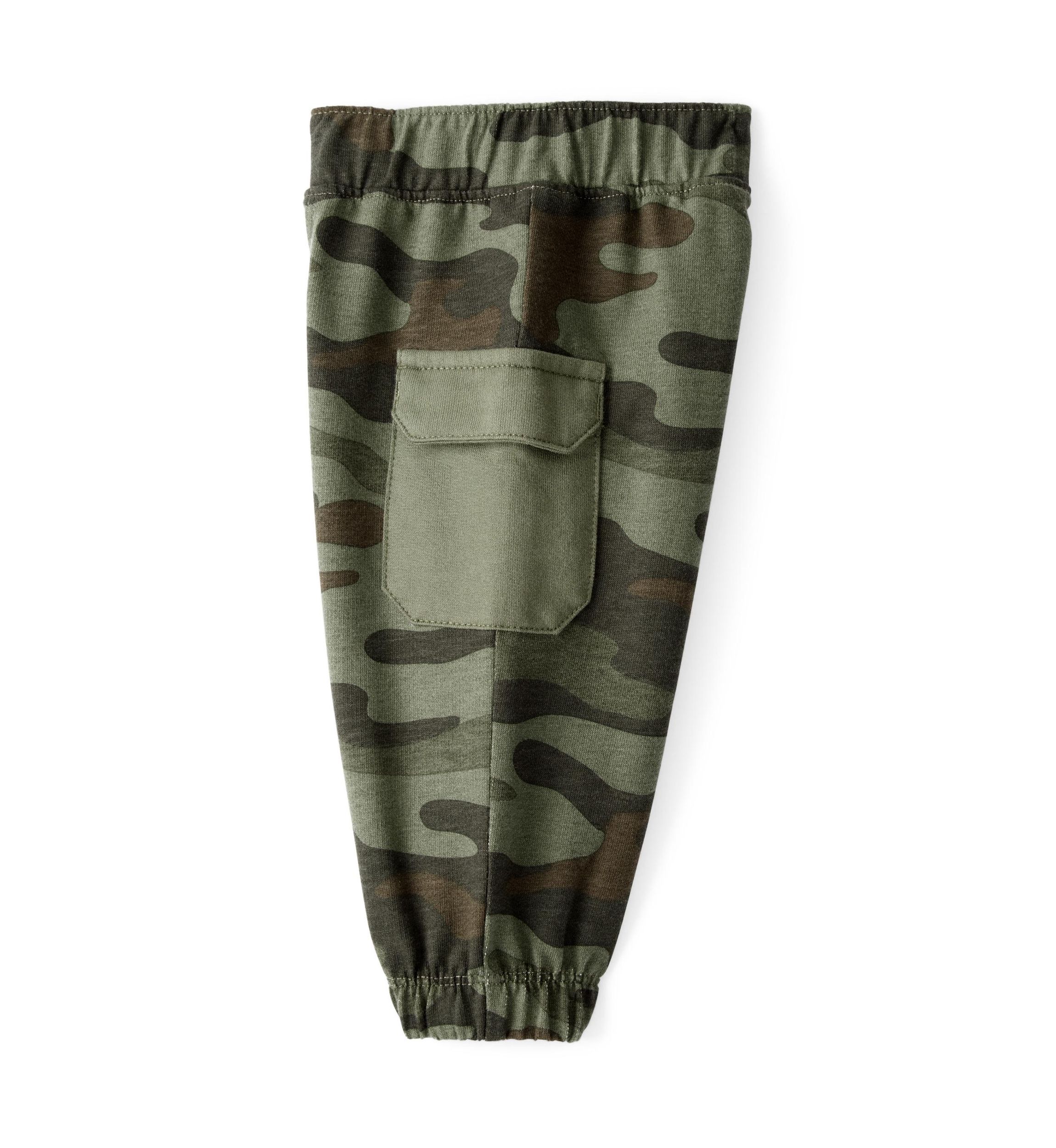 Baby Boys Graphic Bodysuit and Camo Pants Set