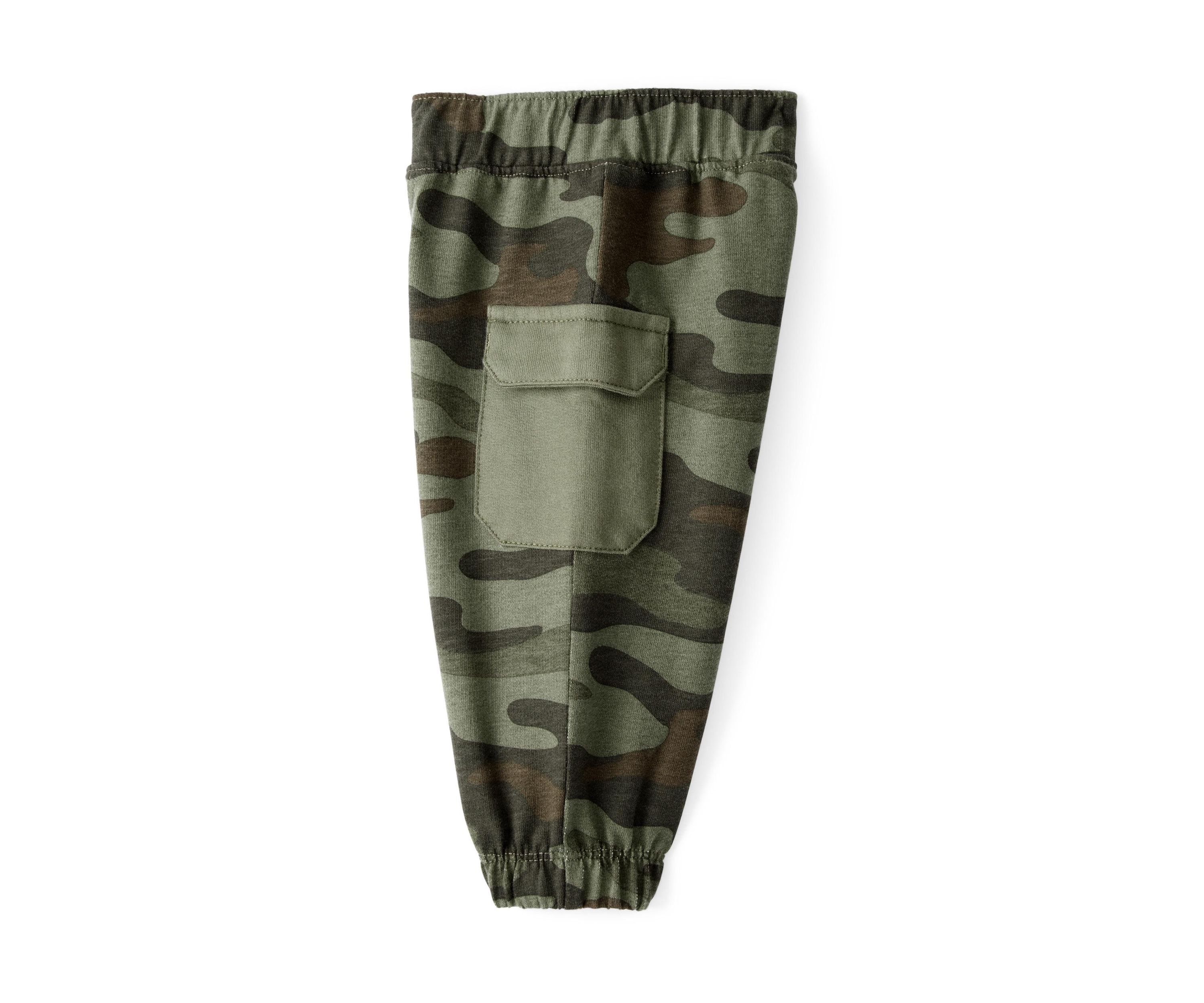 Baby Boys Graphic Bodysuit and Camo Pants Set