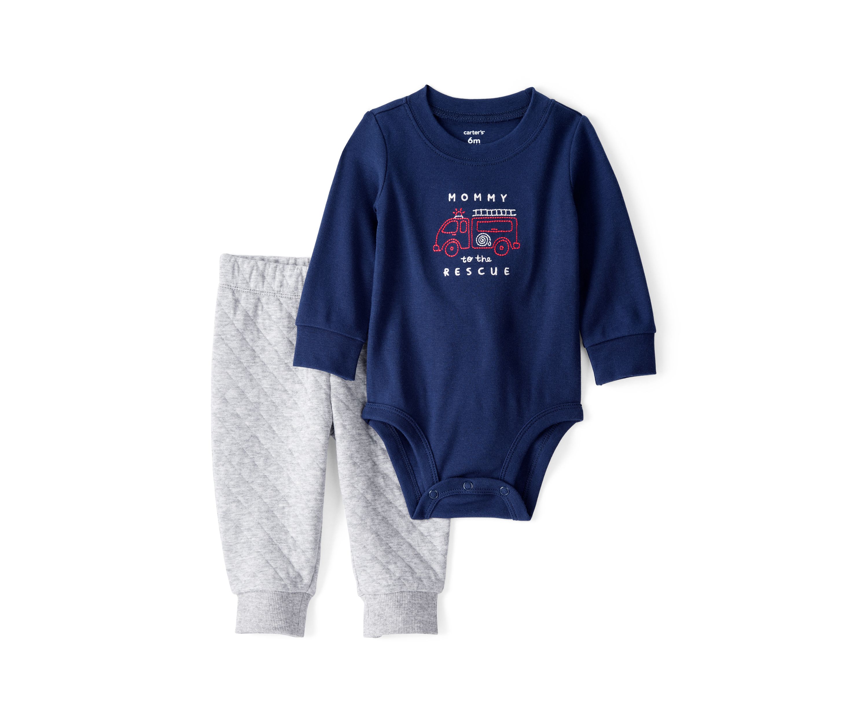 Baby Boys Graphic Bodysuit and Joggers Set