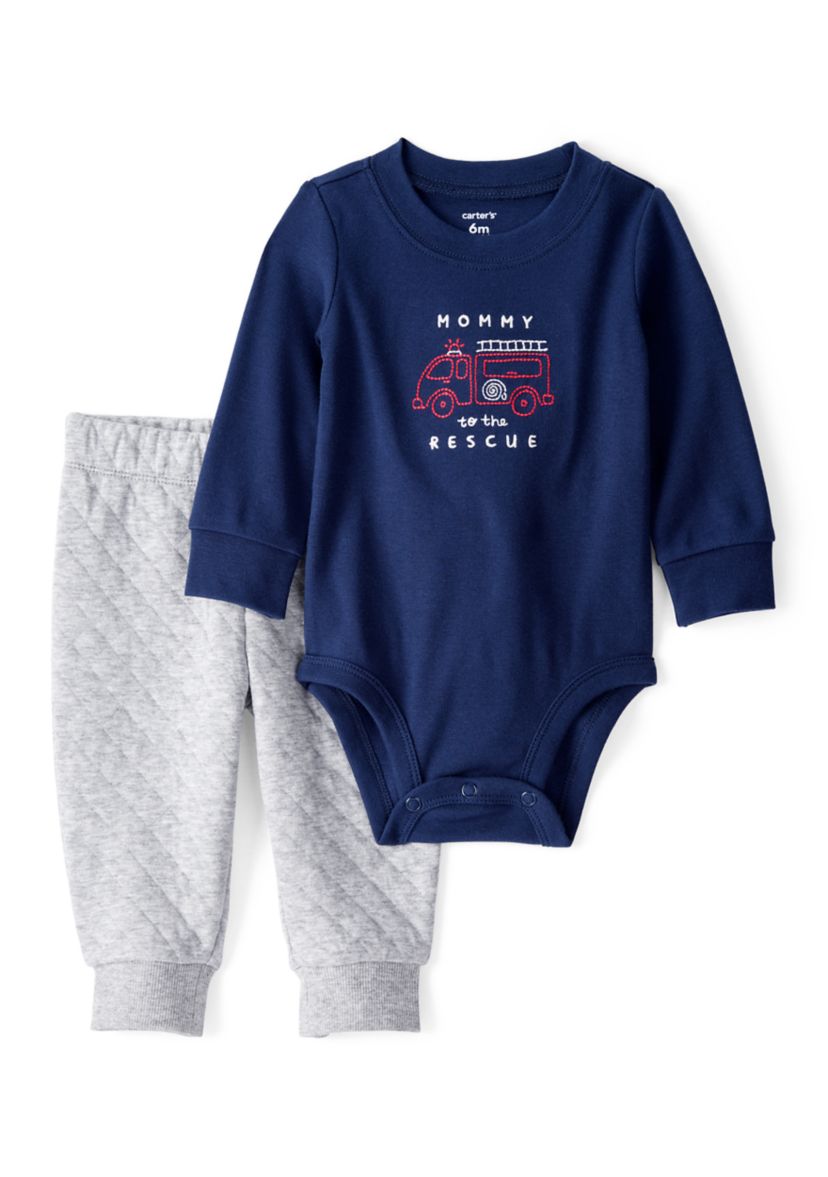 Baby Boys Graphic Bodysuit and Joggers Set