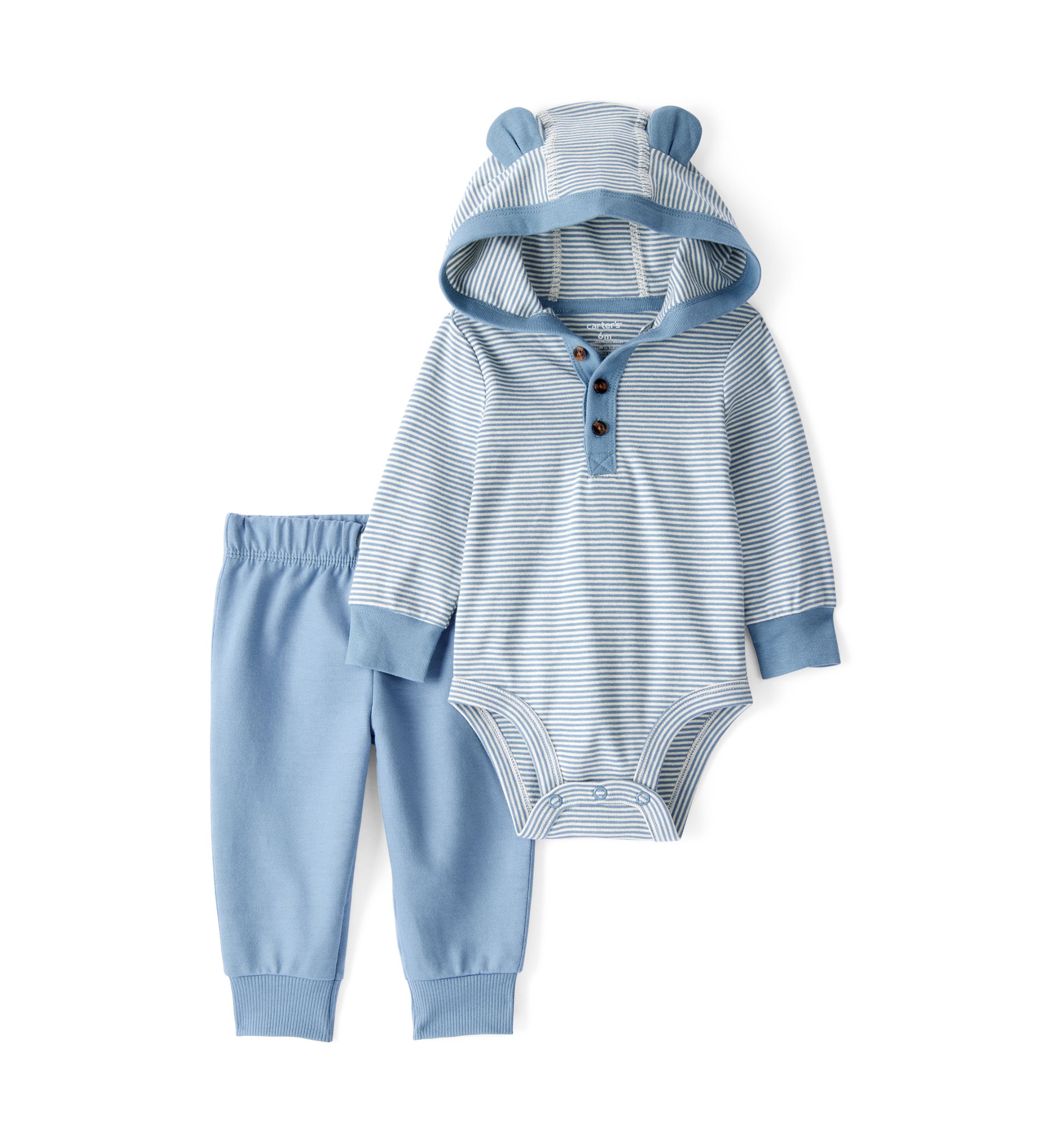 Baby Boys Bear Bodysuit and Pants Set