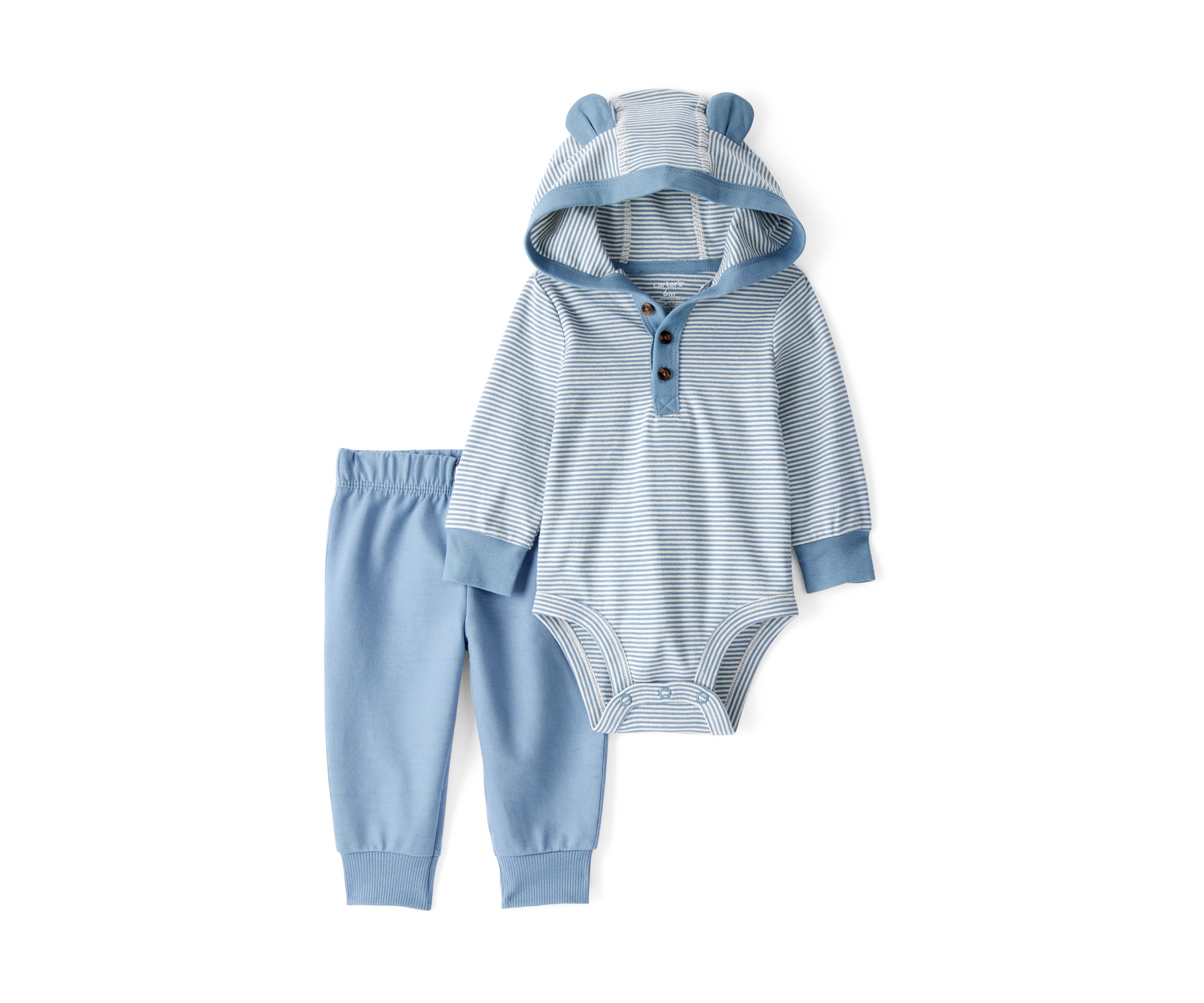 Baby Boys Bear Bodysuit and Pants Set