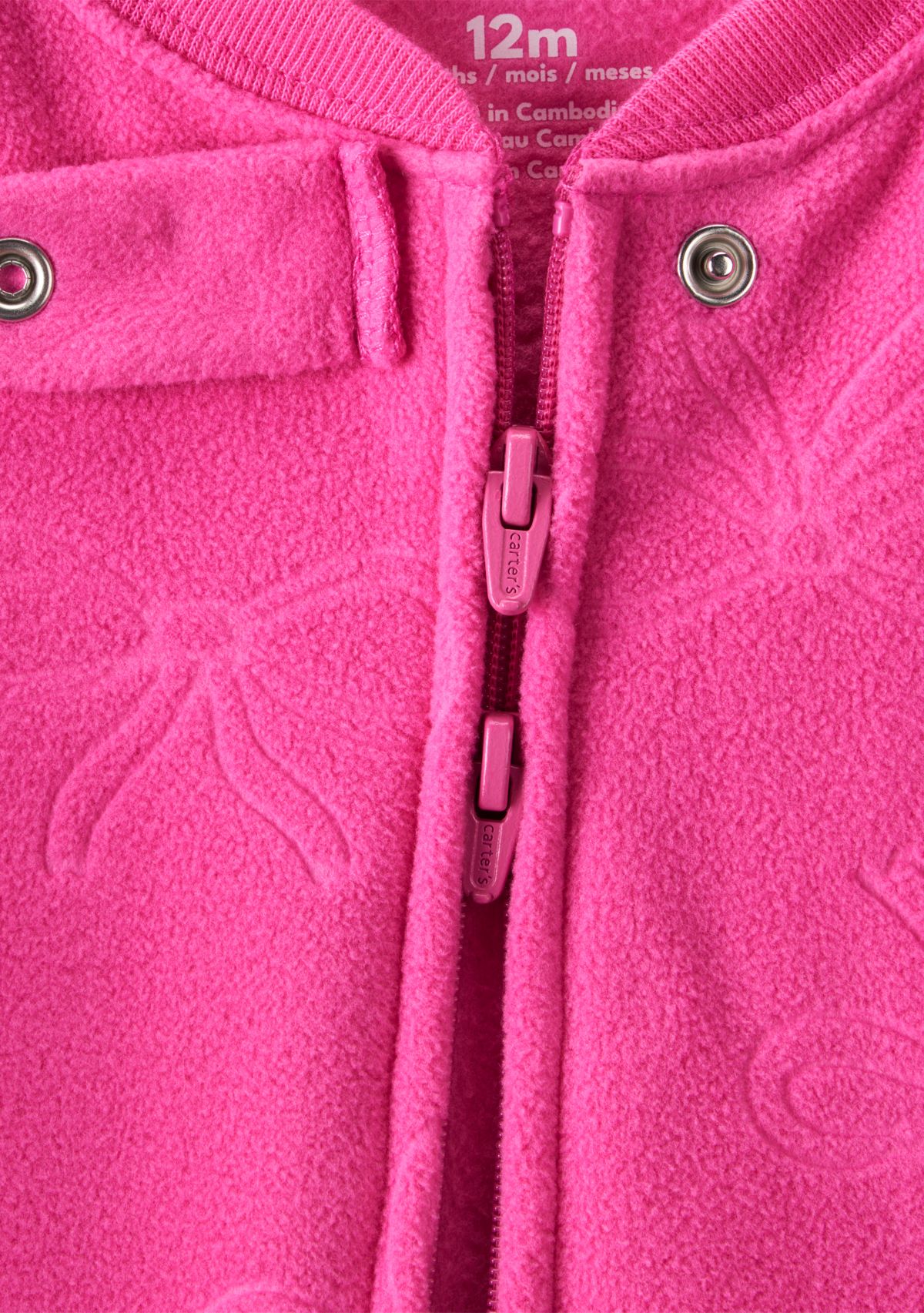 Baby Girls Fleece Footie Pajamas