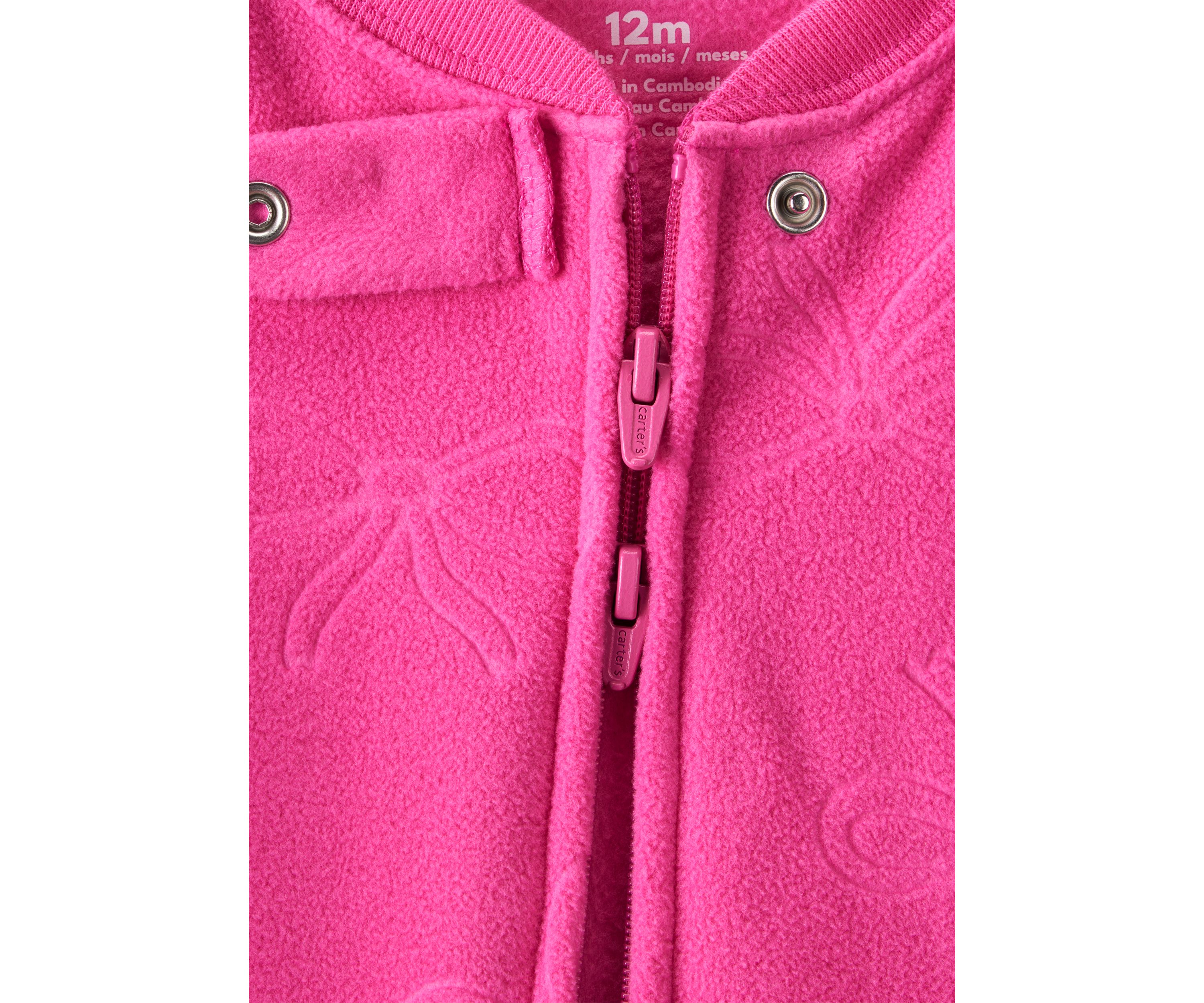Baby Girls Fleece Footie Pajamas