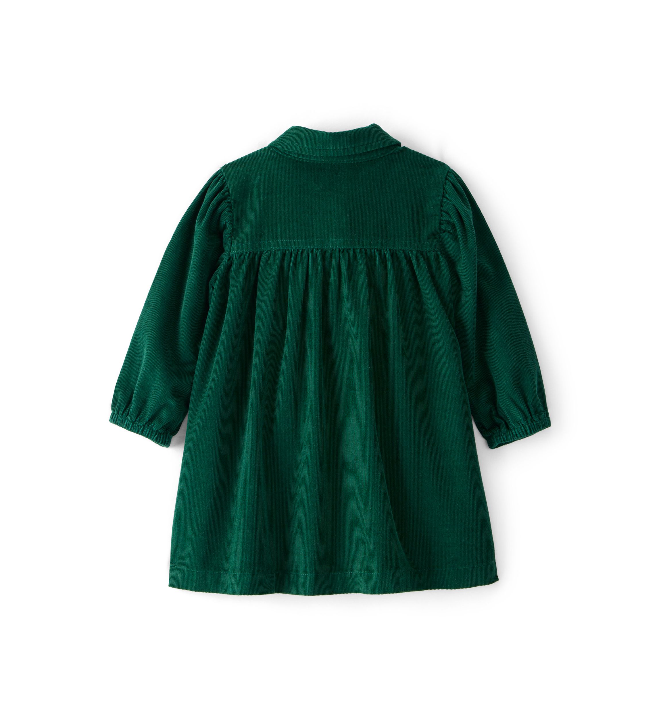 Baby Girls Collared Corduroy Dress